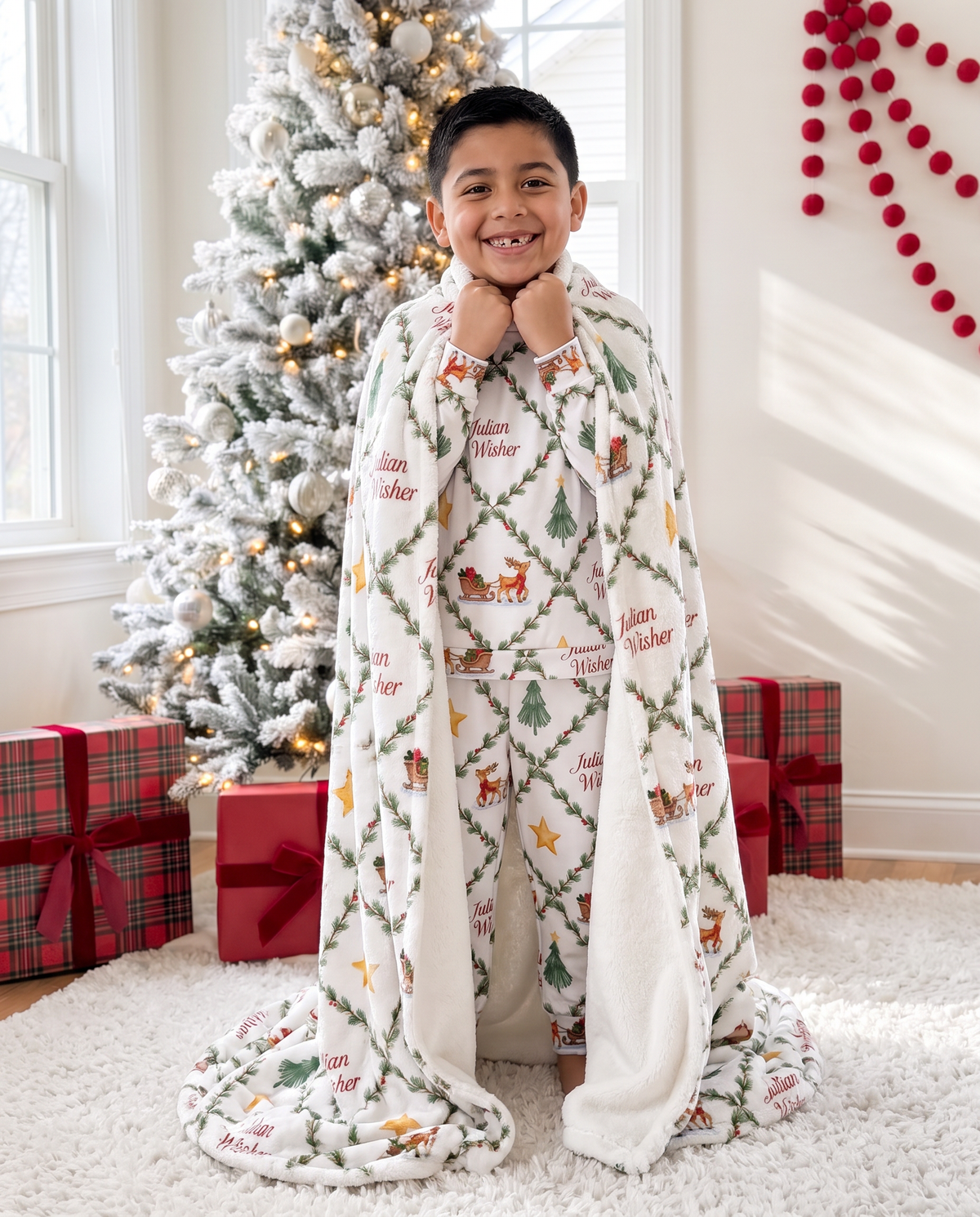 Personalized Blanket in North Trail