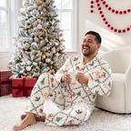 Long Sleeved Men Pajama Set in North Trail
