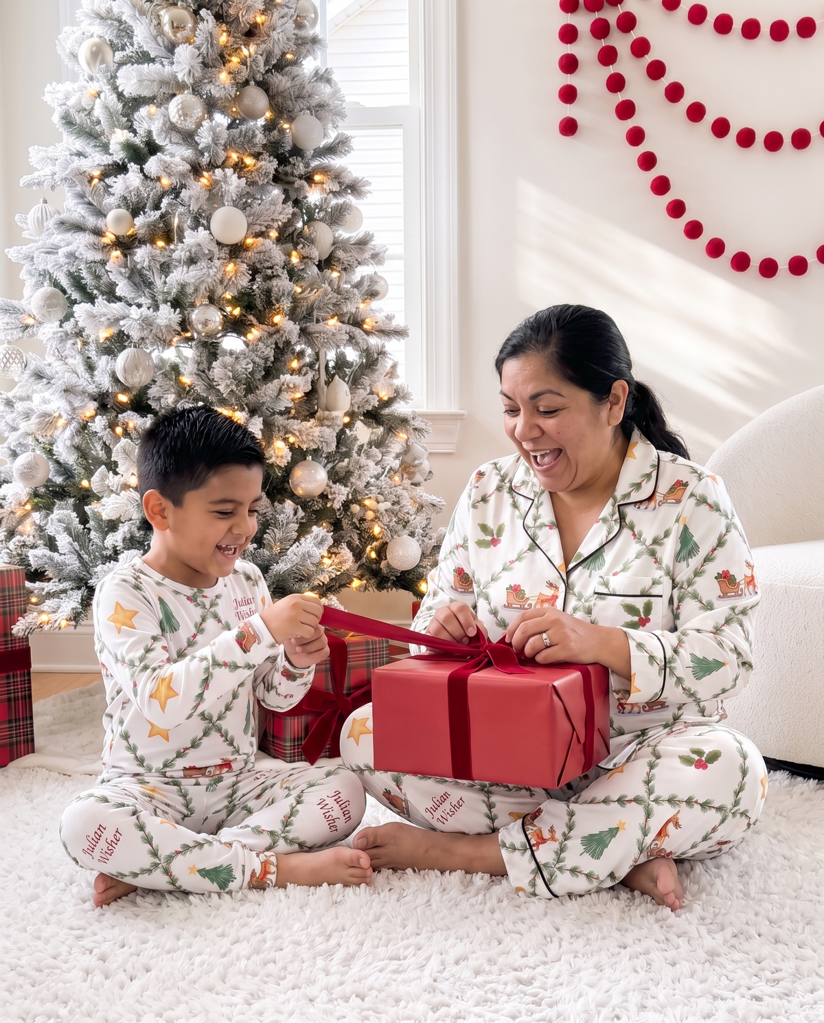 Personalized Two Piece Pajama Set in North Trail
