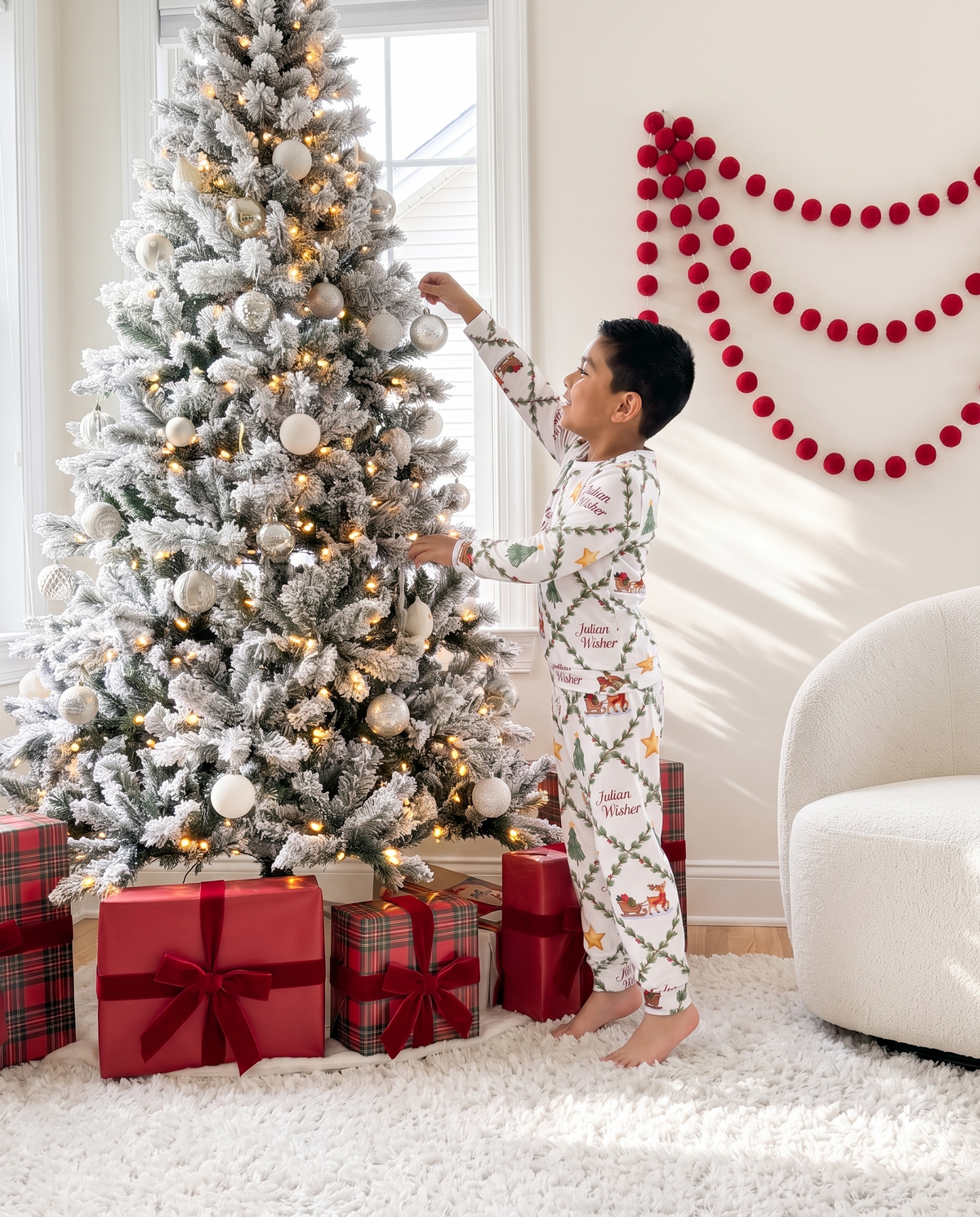 Personalized Two Piece Pajama Set in North Trail