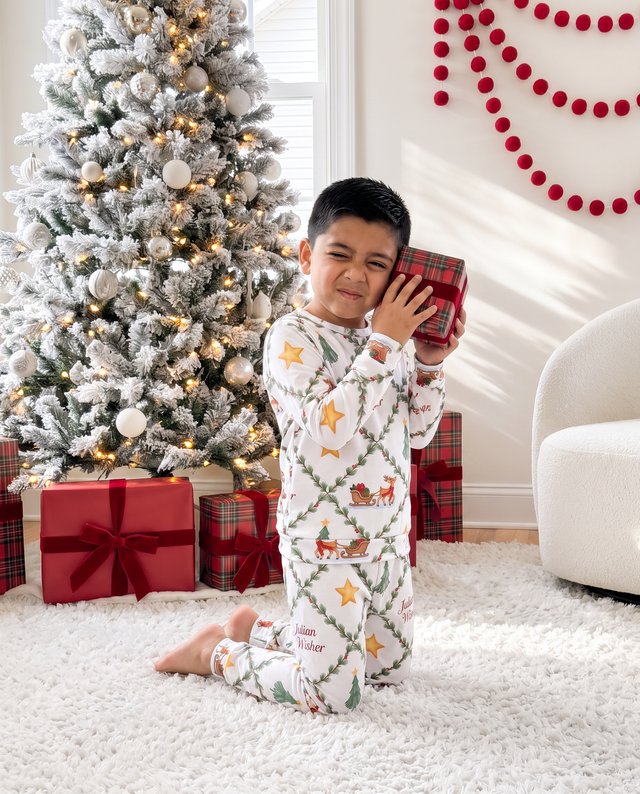 Personalized Two Piece Pajama Set in North Trail