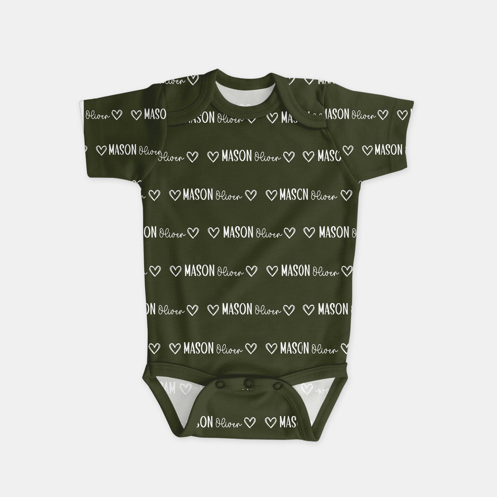 Personalized Bodysuit in Mono Name