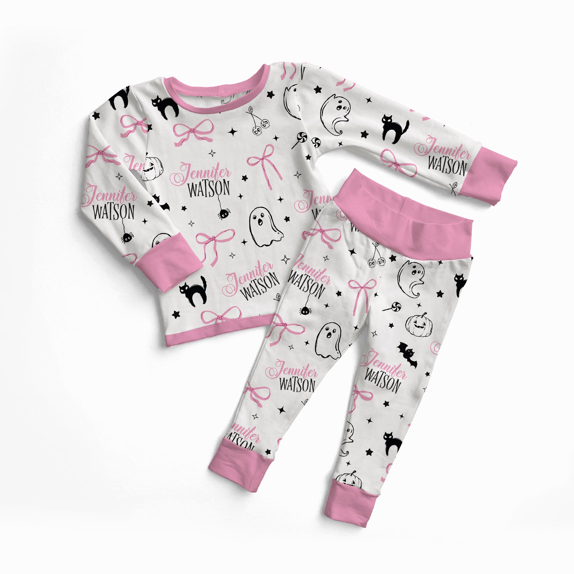 Personalized Pajama Set in Boo Babes