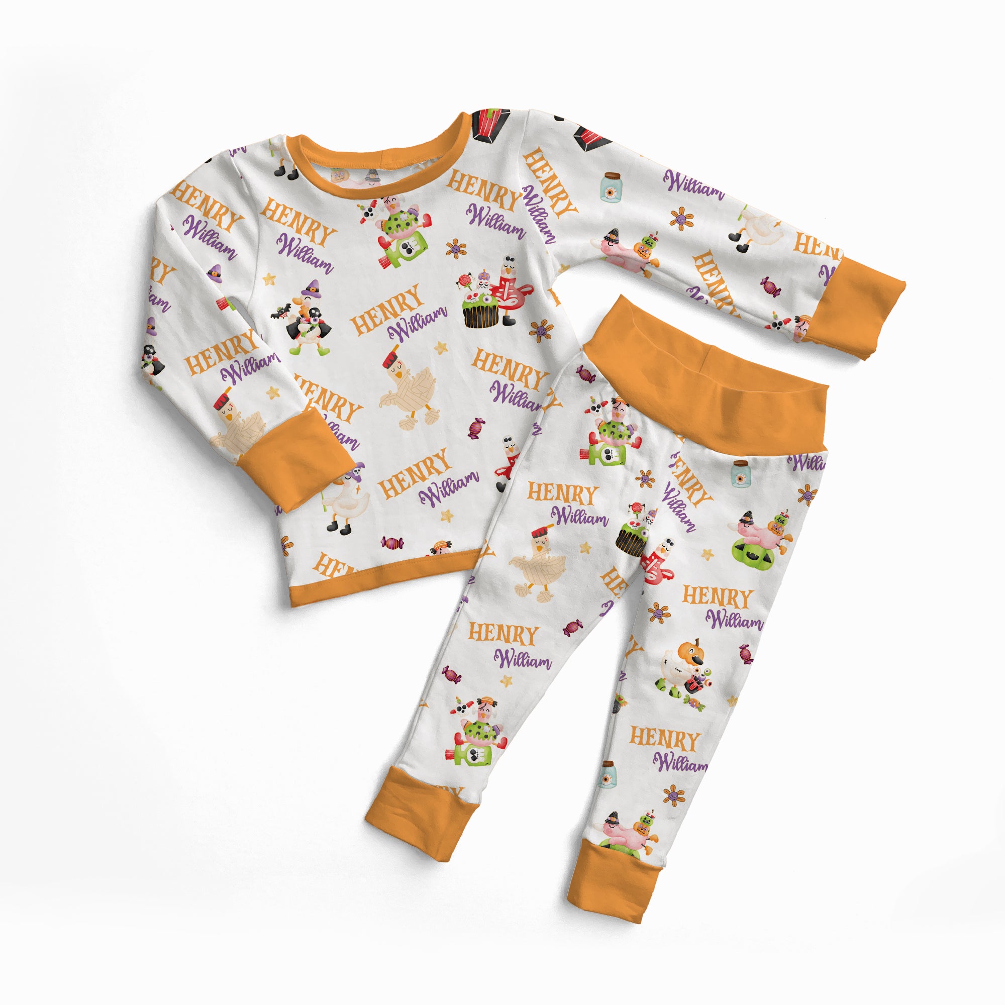 Personalized Pajama Set in Goose in Booland