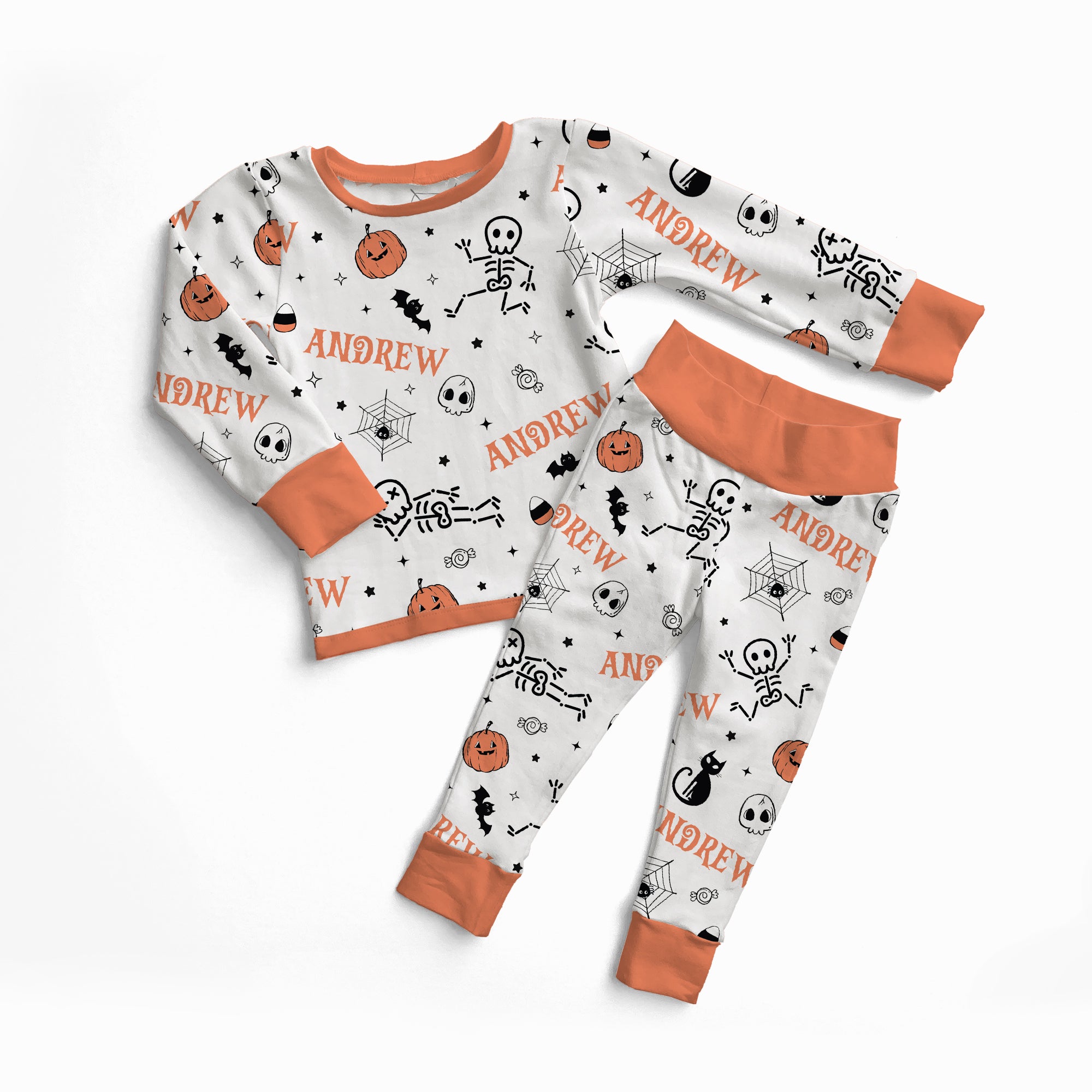 Personalized Baby Pajama Set in Bony Boo