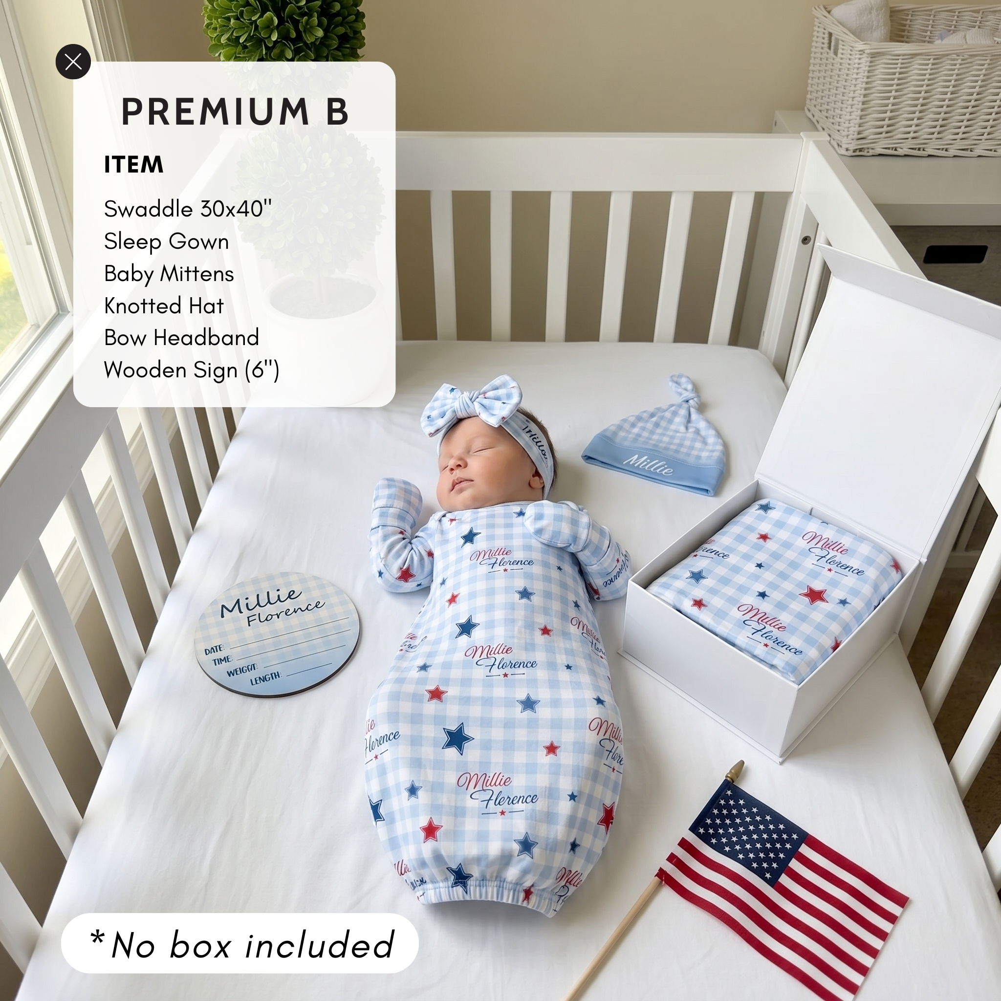 Premium Gift Set in Red, Blue and Star