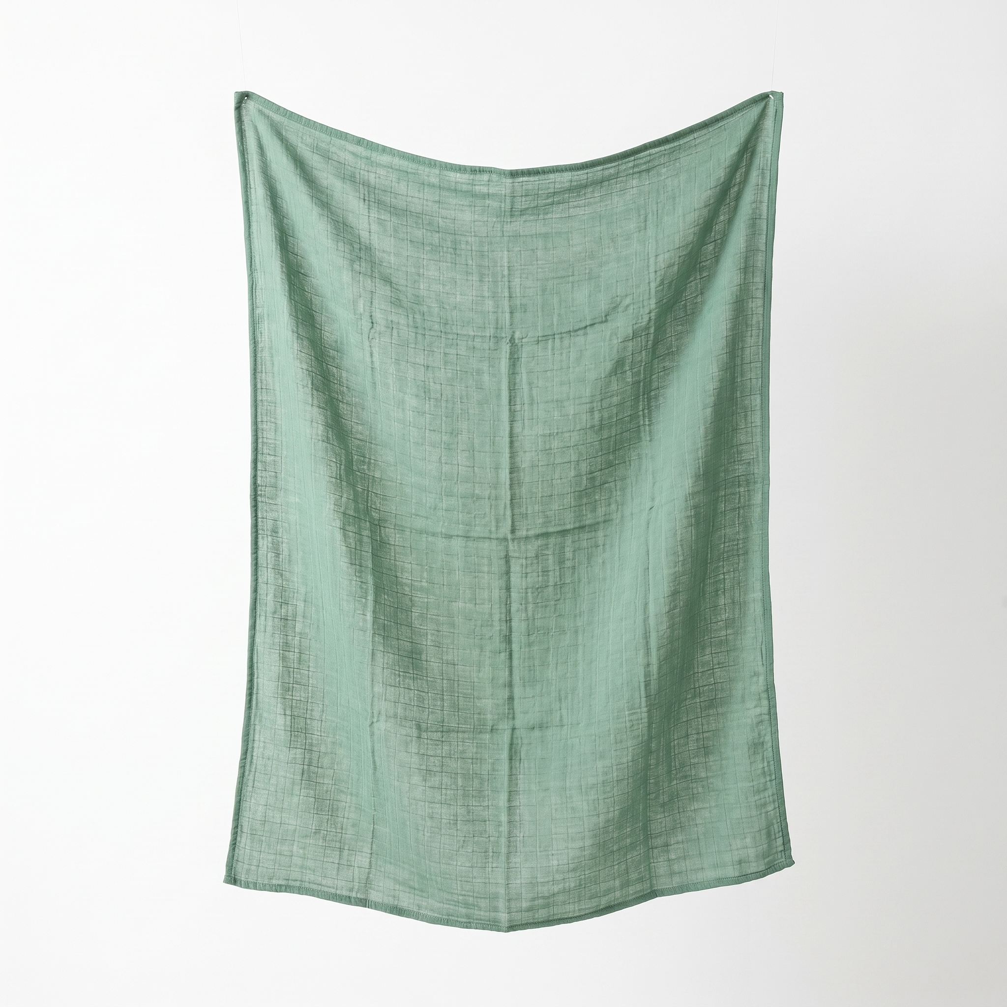 Muslin Swaddle in Seafoam Green
