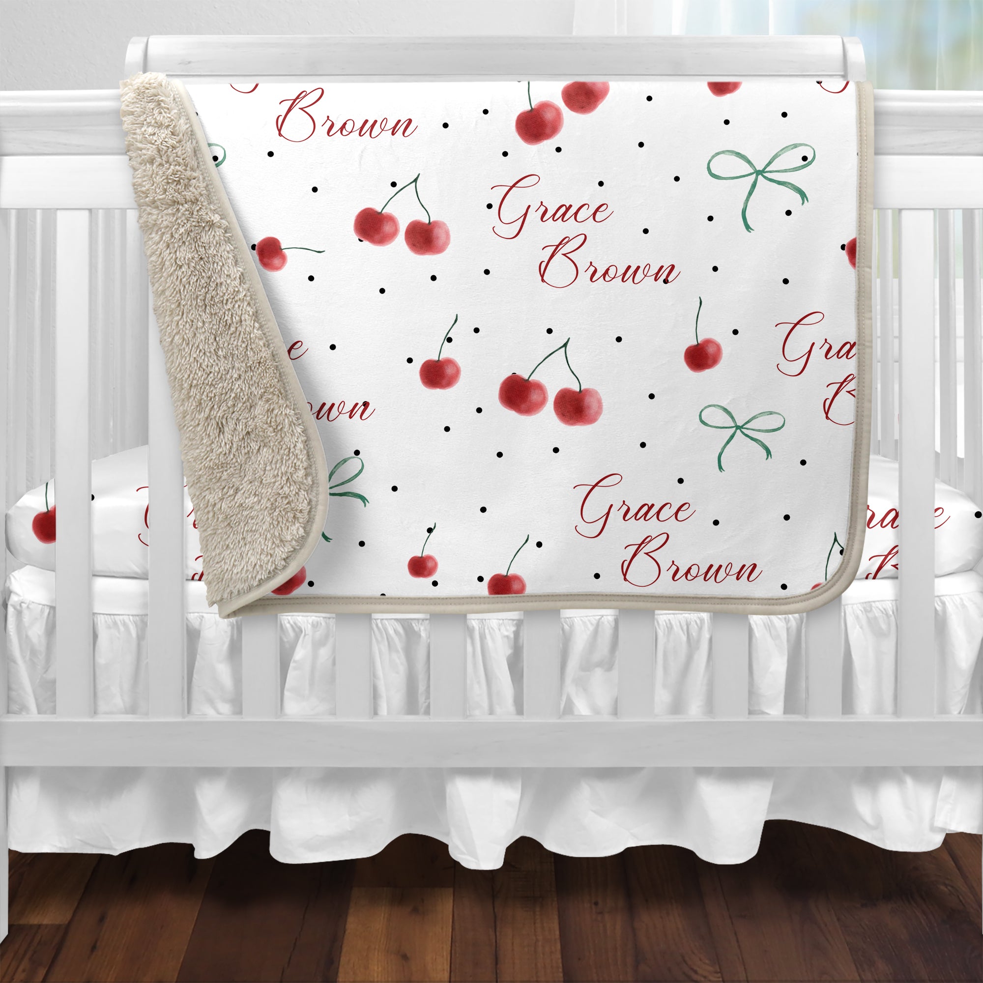 Cherished Baby Personalized Sherpa Blanket