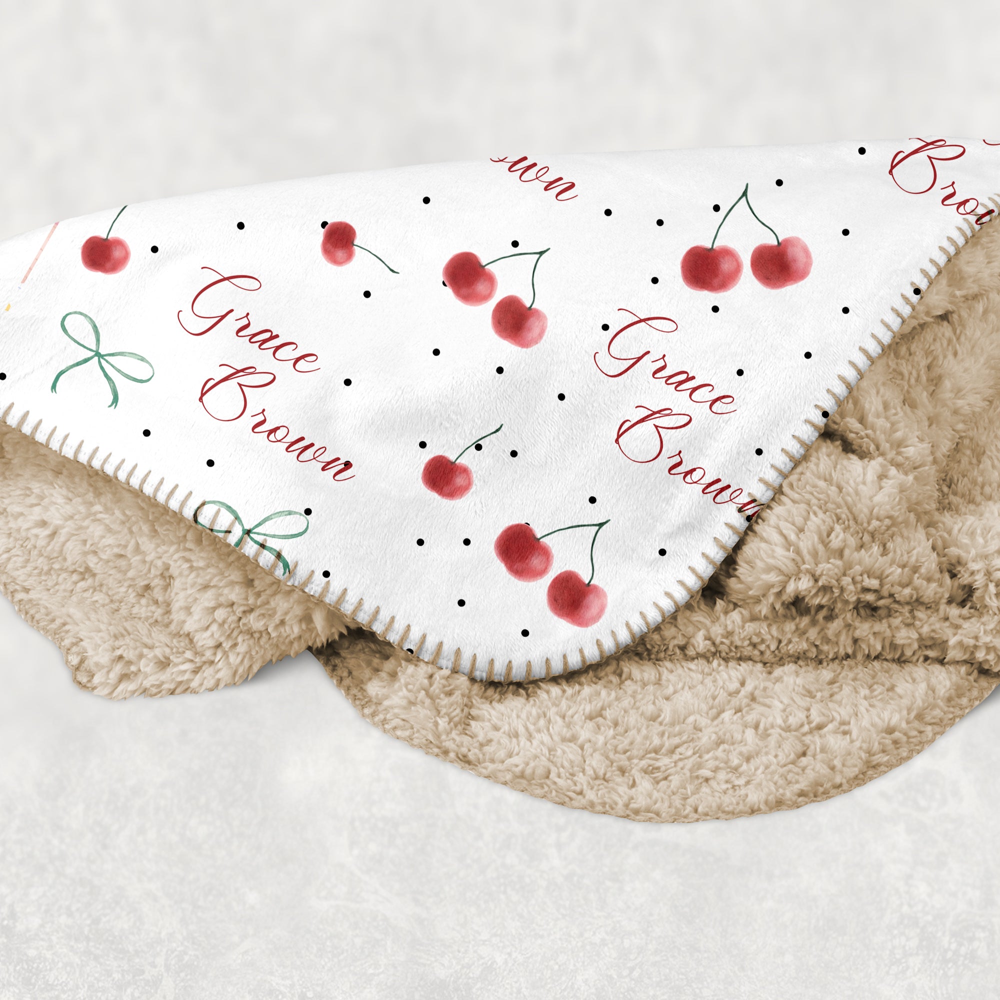 Cherished Baby Personalized Sherpa Blanket