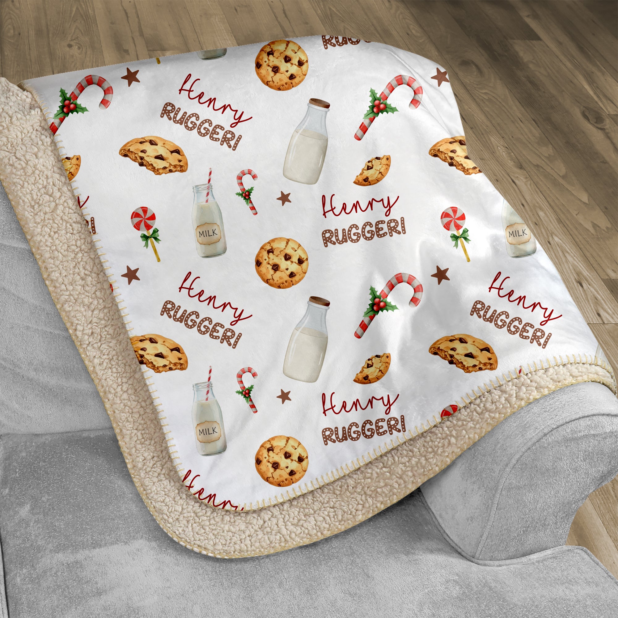Personalized Blanket in Sweet Cookie