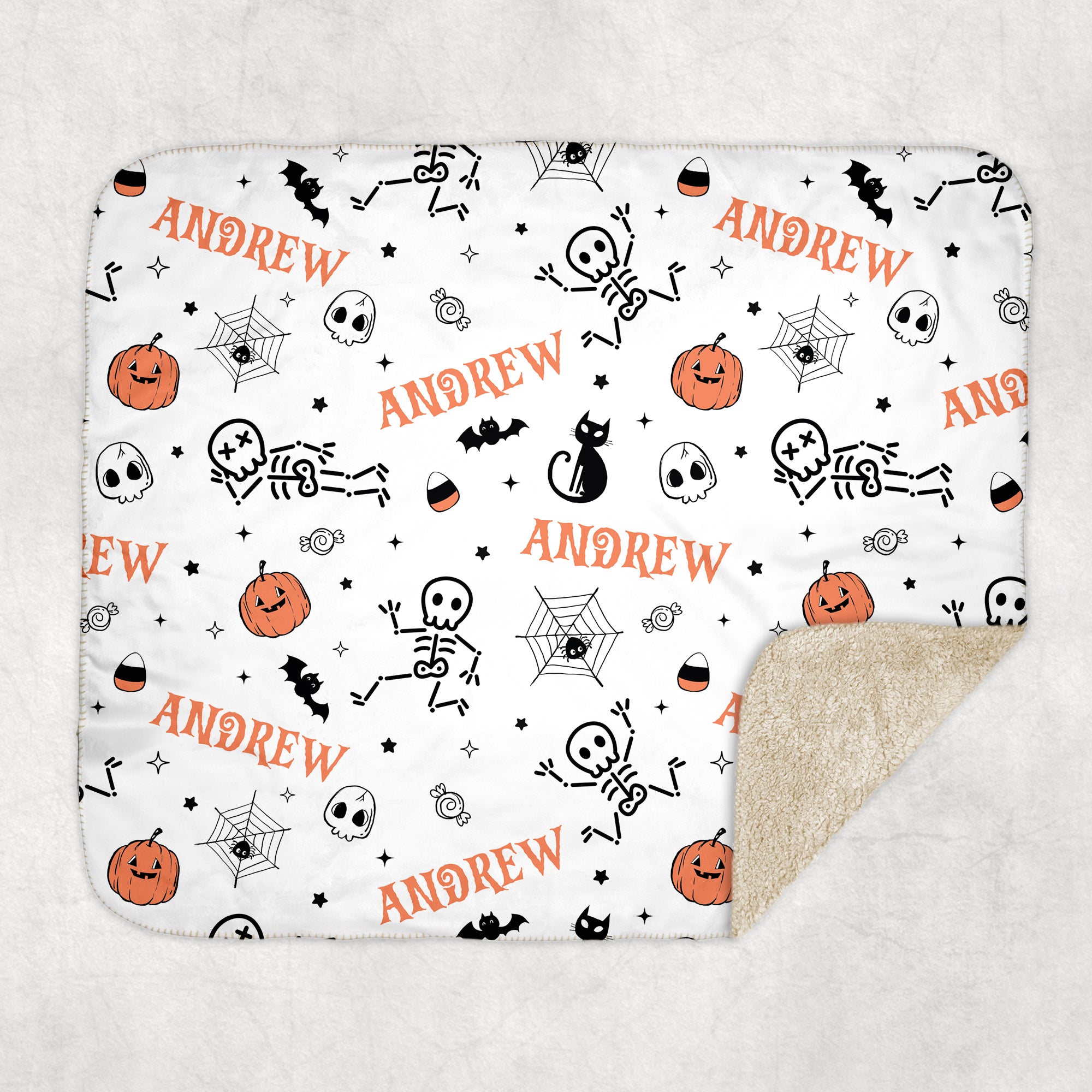 Personalized Blanket in Bony Boo