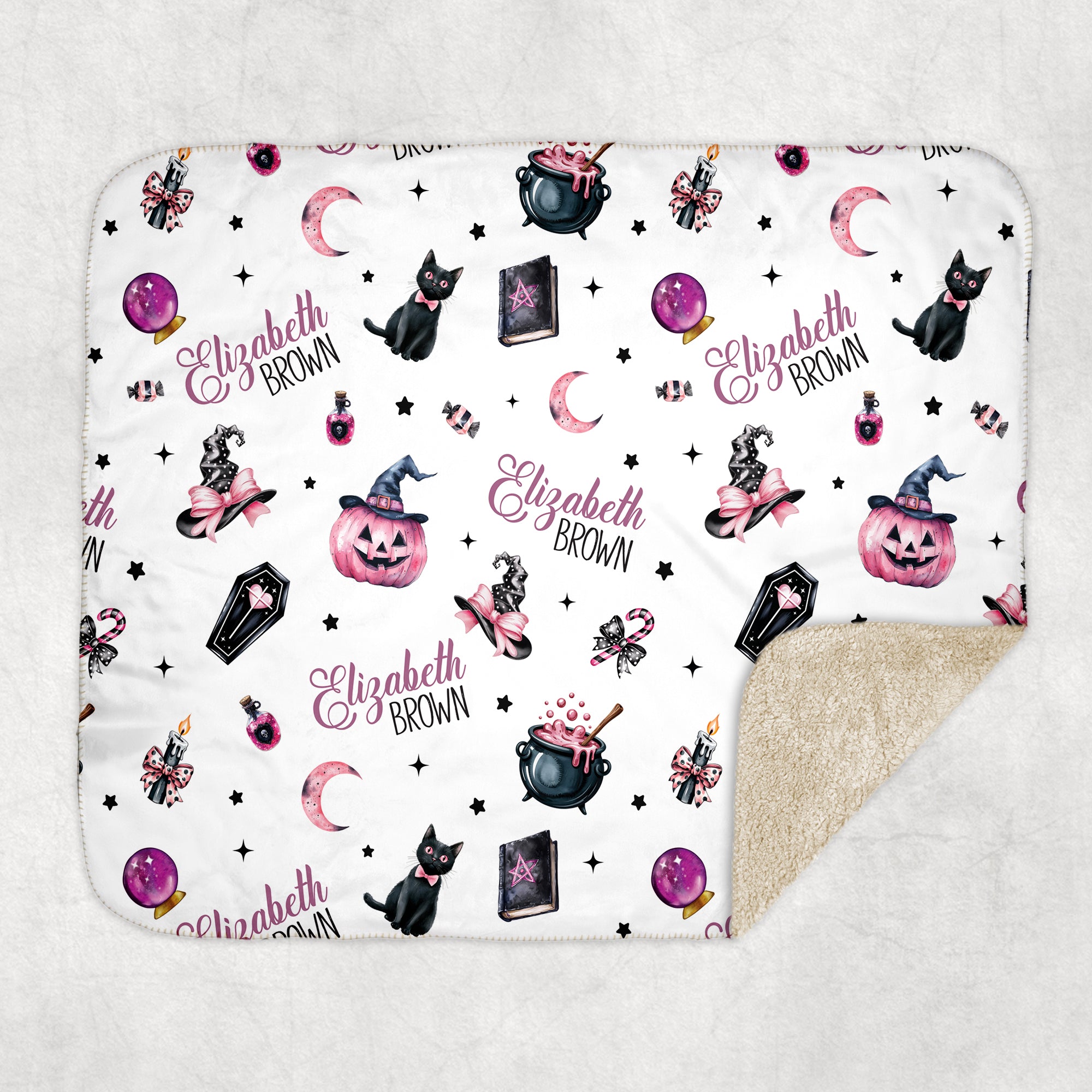 Personalized Blanket in Mystic Lunar