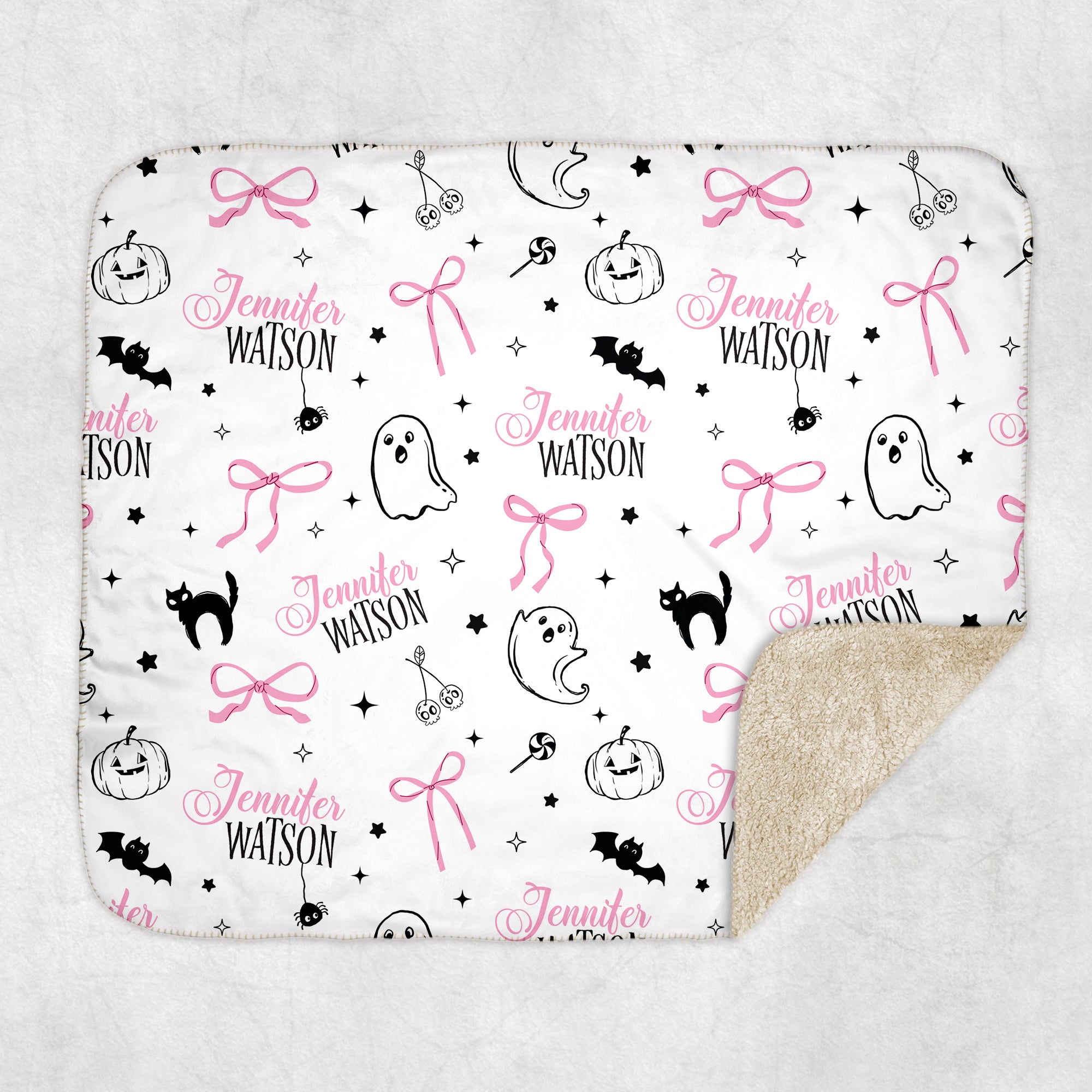 Personalized Blanket in Boo Babes