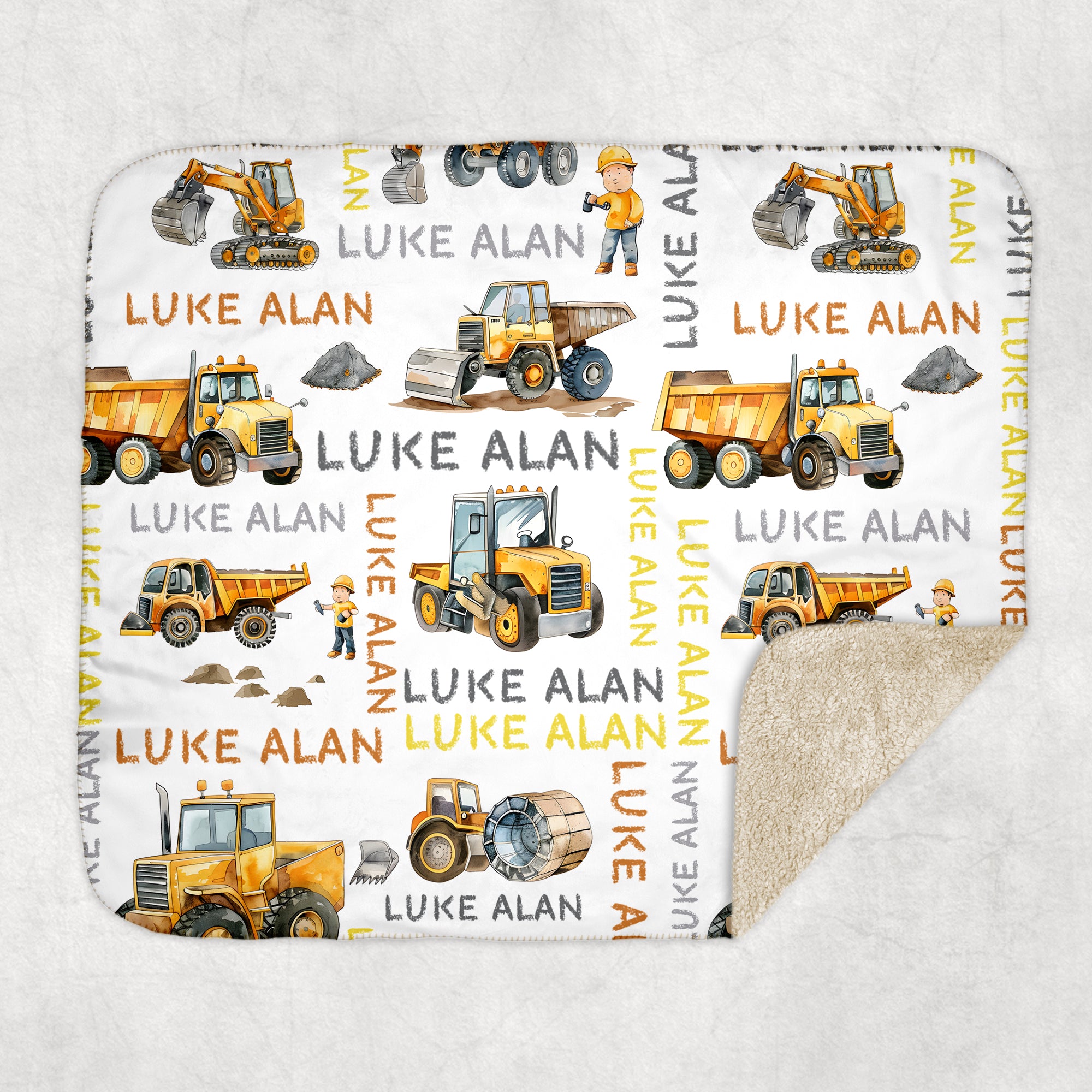 Personalized Blanket in Truck