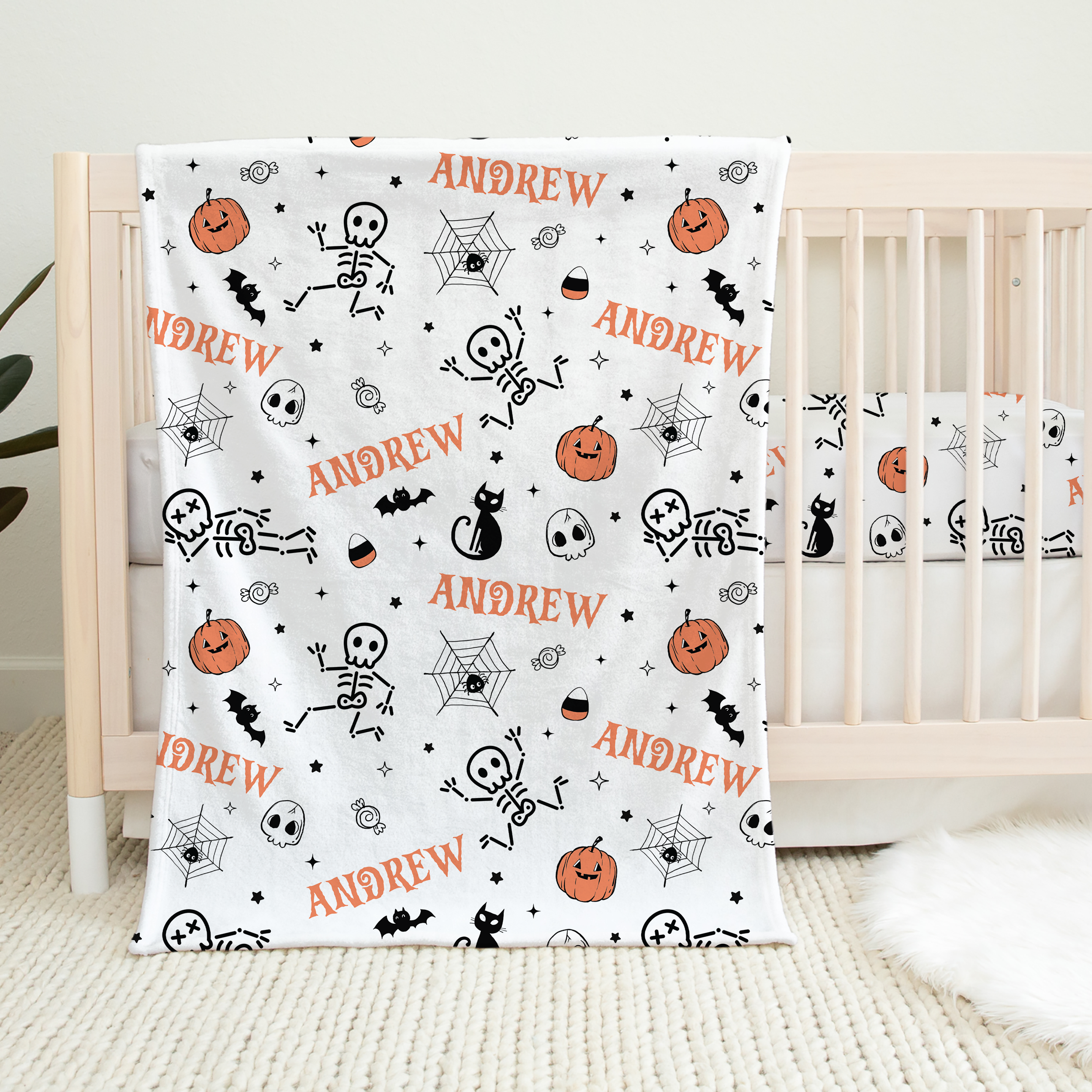Personalized Blanket in Bony Boo