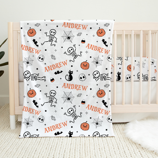 Personalized Blanket in Bony Boo