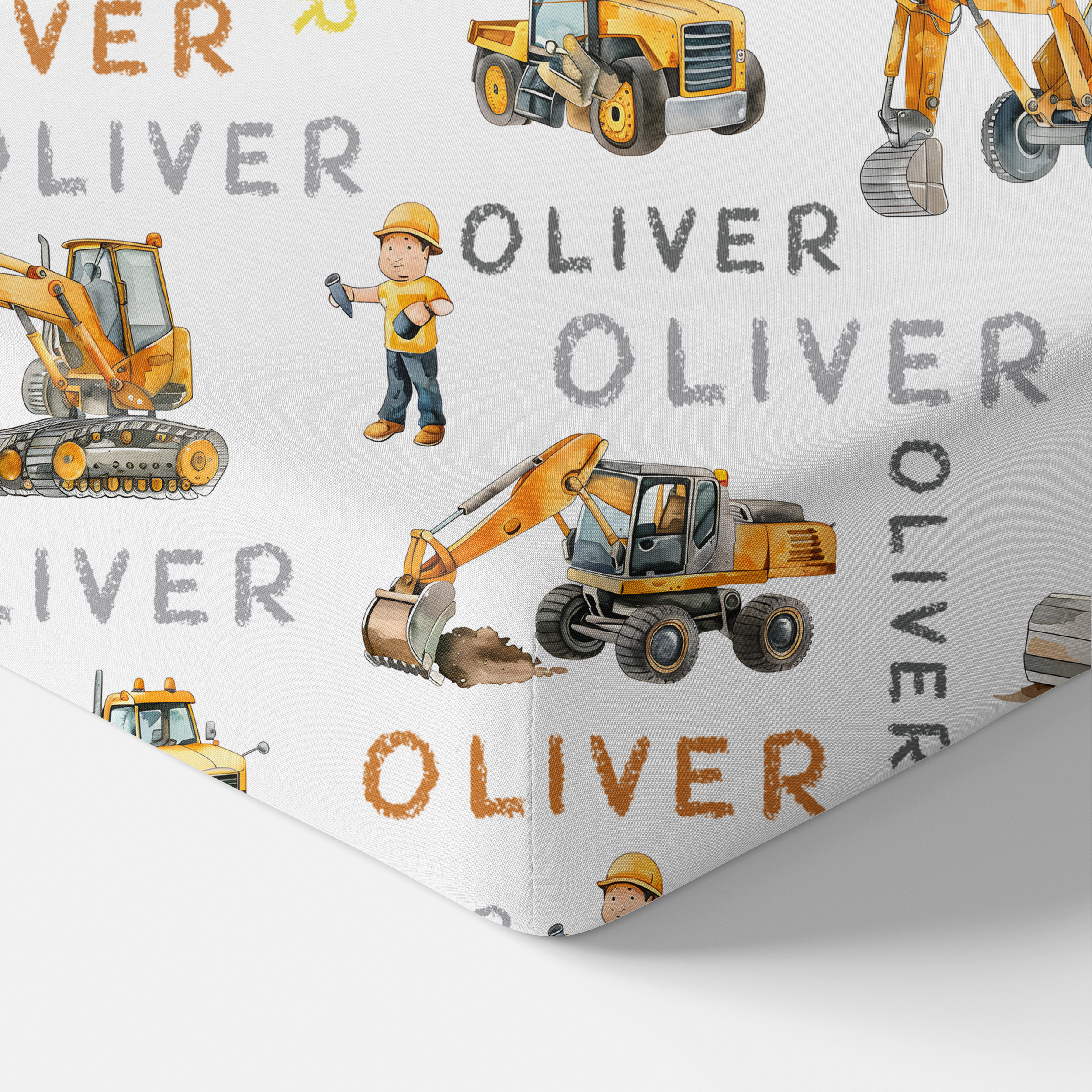 Personalized Crib Sheet in Truck