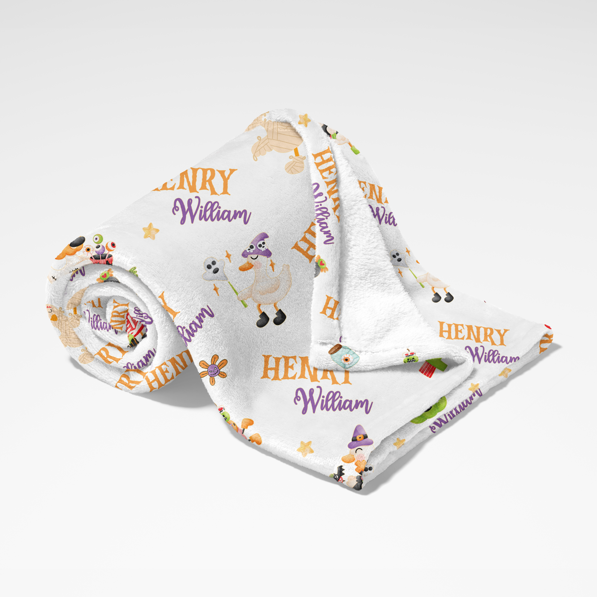 Personalized Blanket in Goose in Booland