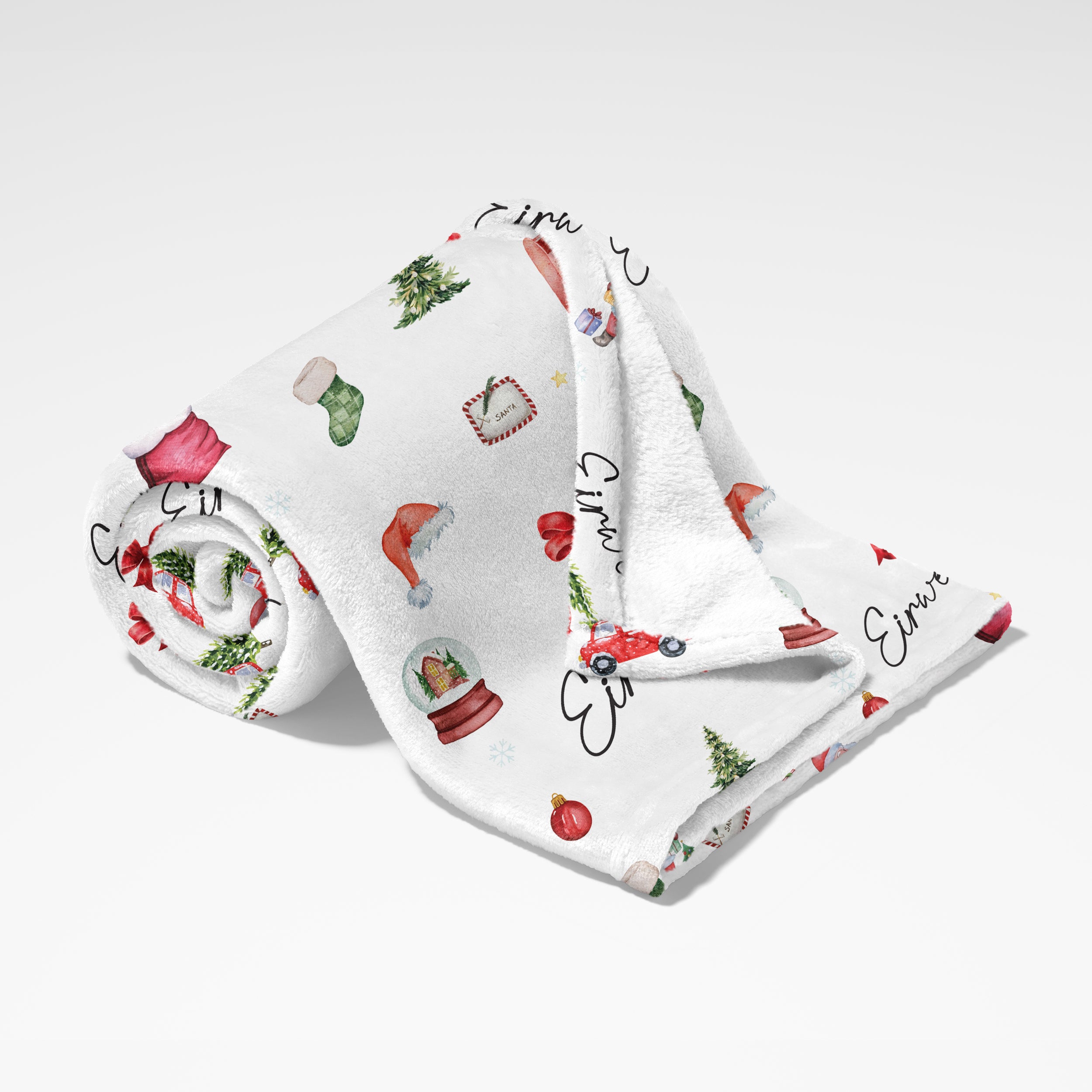 Personalized Blanket in Christmas Day