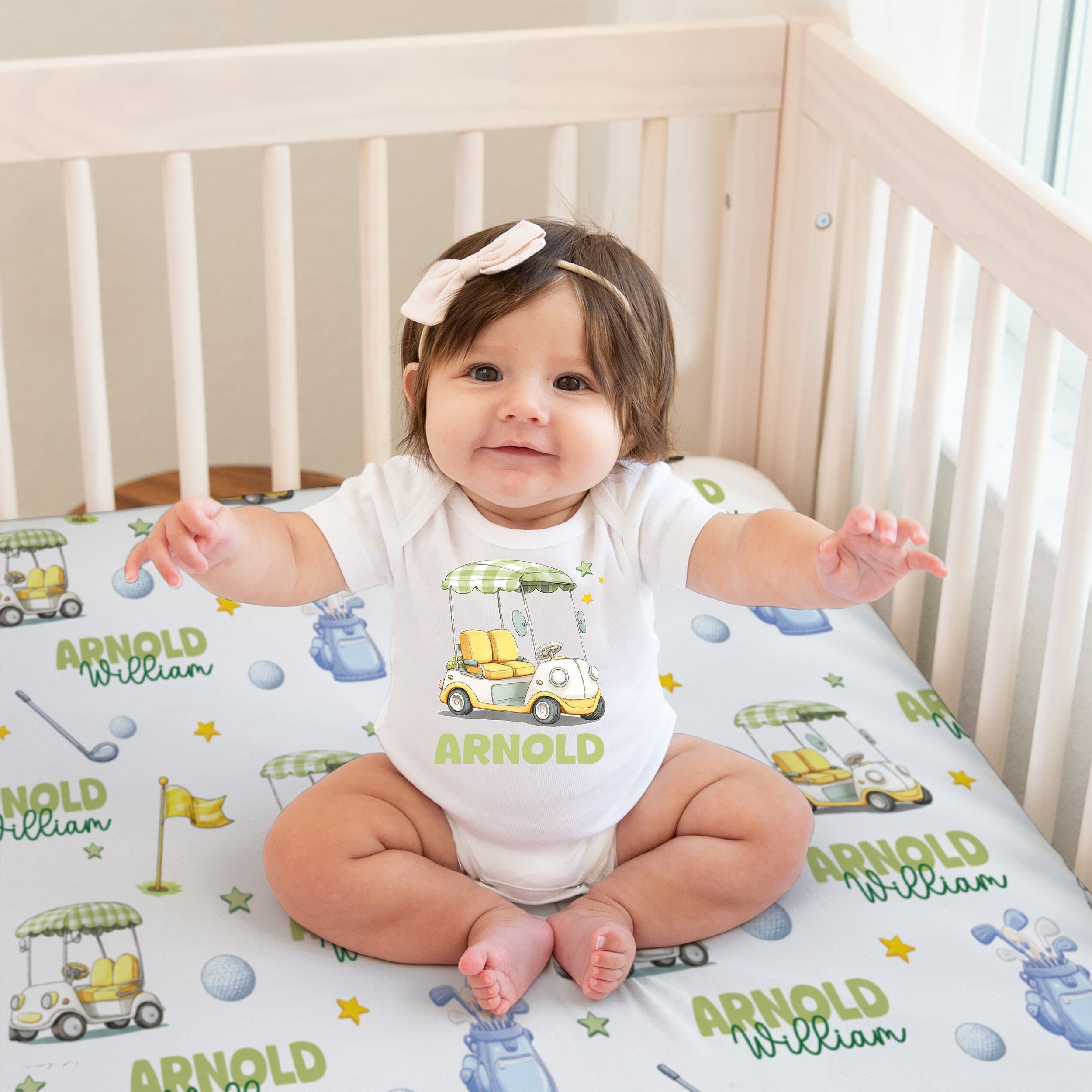 Personalized Graphic Bodysuit in Country Club Cuties