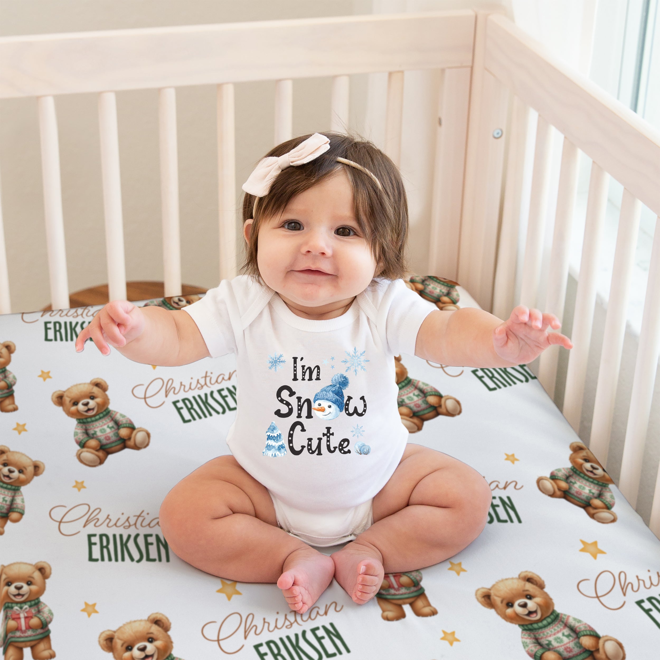 Graphic Bodysuit in Snowman