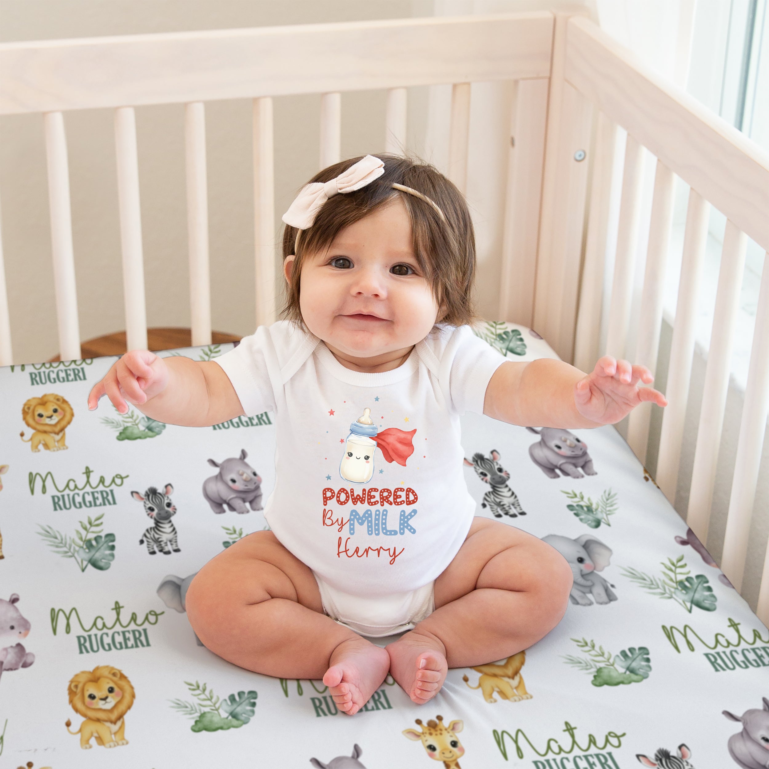 Personalized Bodysuit in Powered by Milk