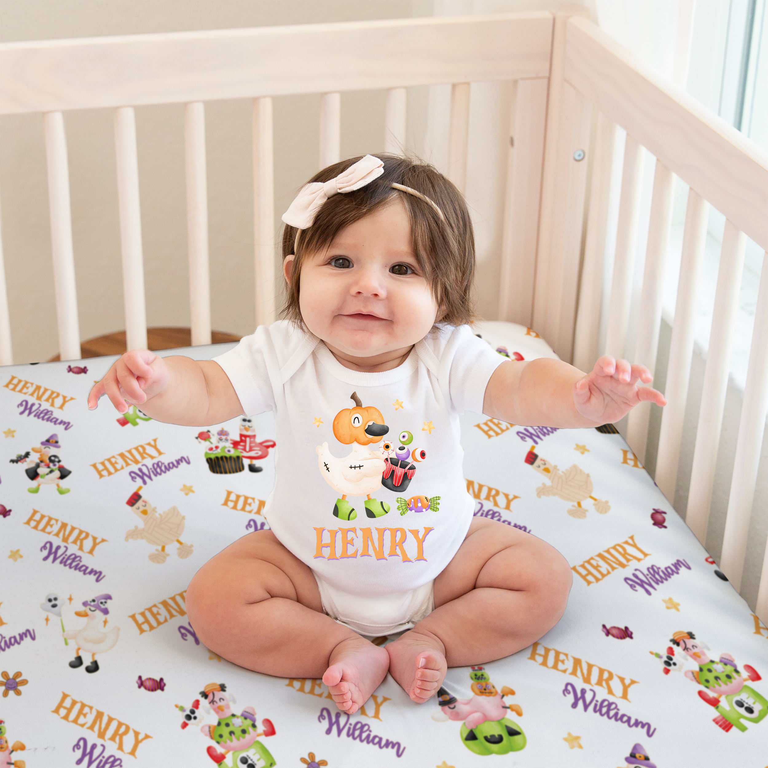 Personalized Graphic Bodysuit in Goose in Booland