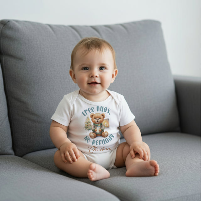 Personalized Graphic Bodysuit in Cozy Bear