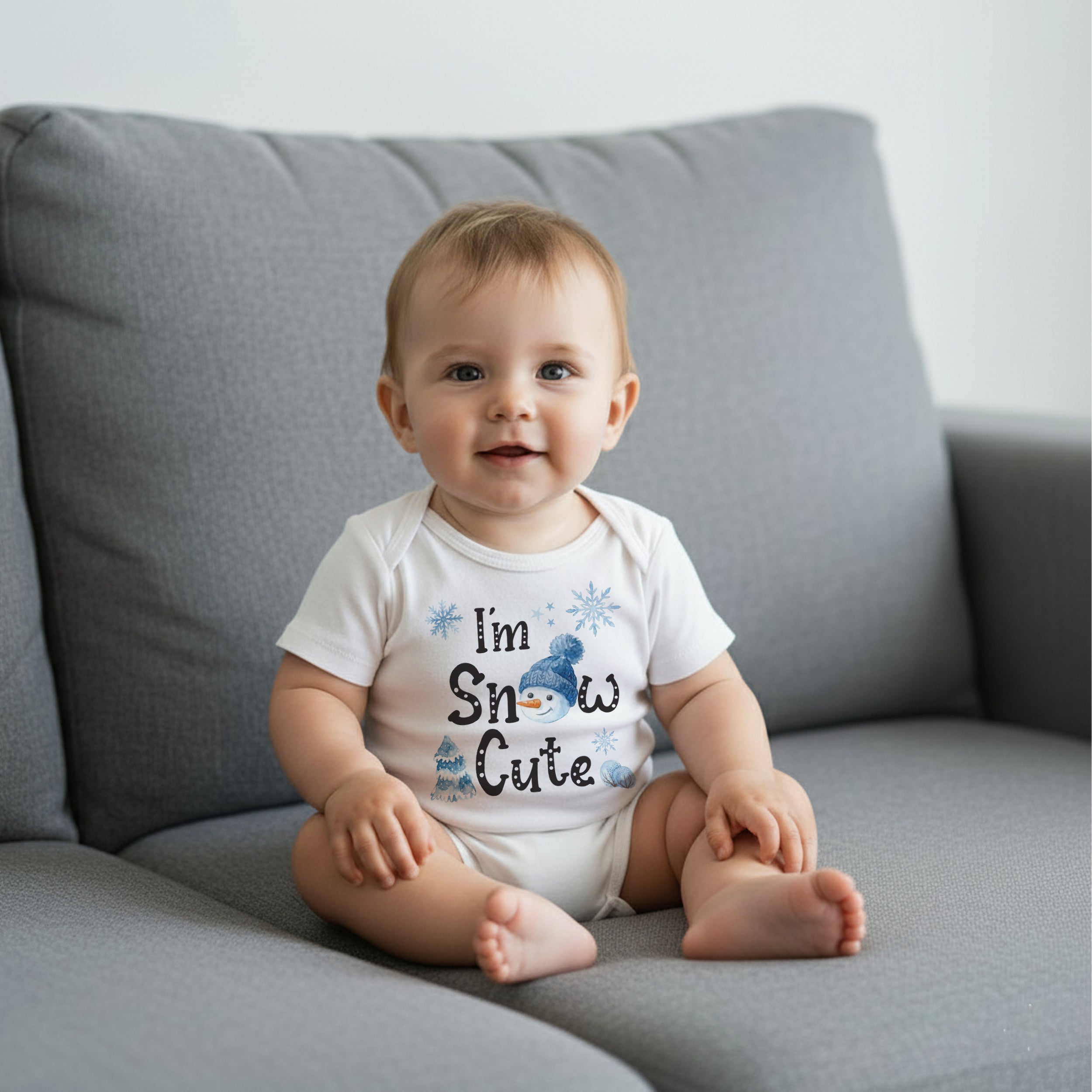 Graphic Bodysuit in Snowman