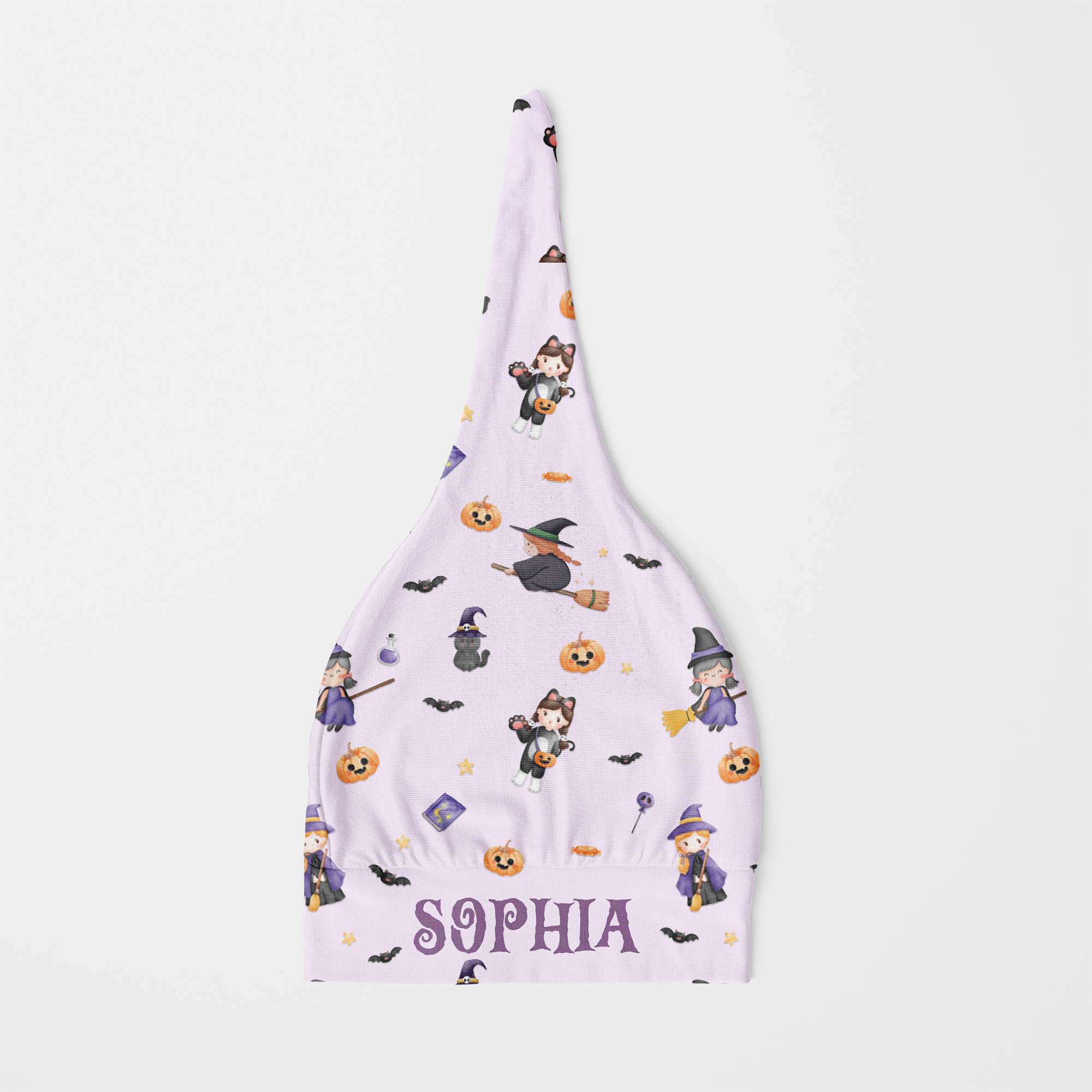 Personalized Knotted Hat in Dress-up Babe