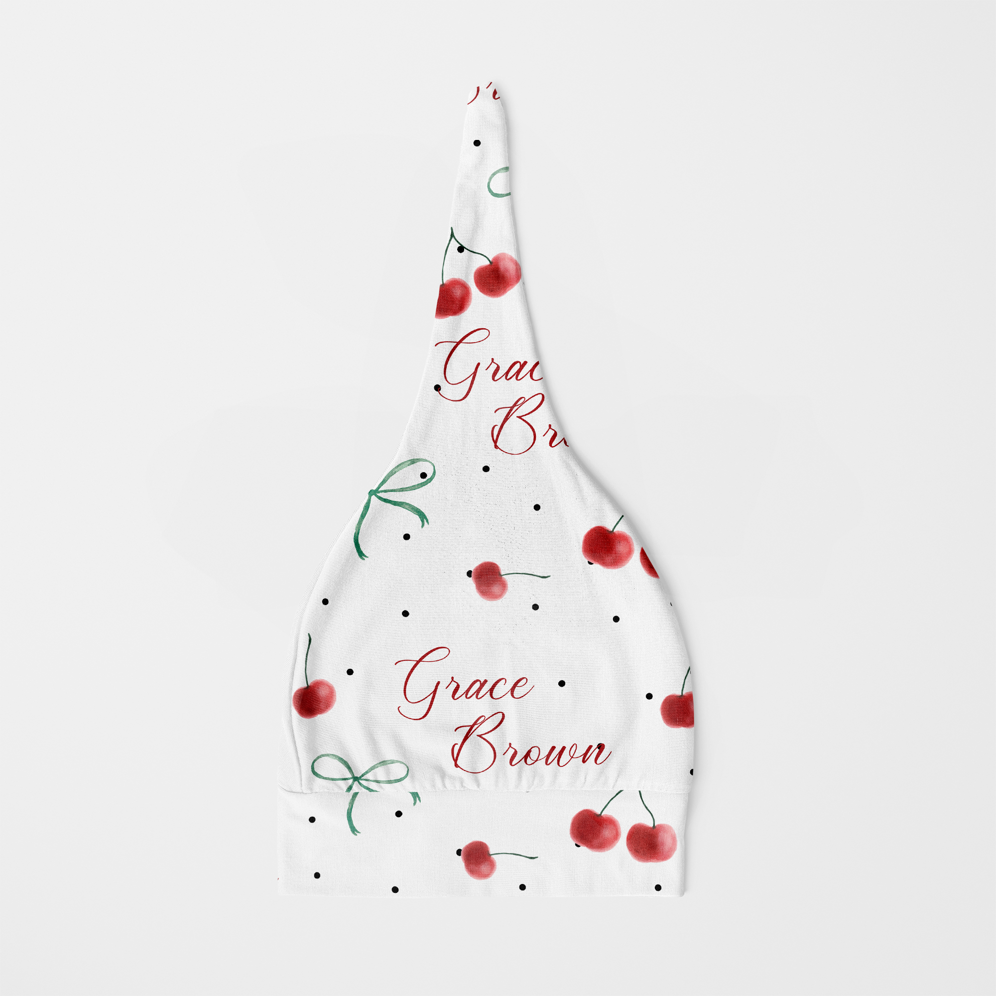 Personalized Knotted Hat in Cherished Baby