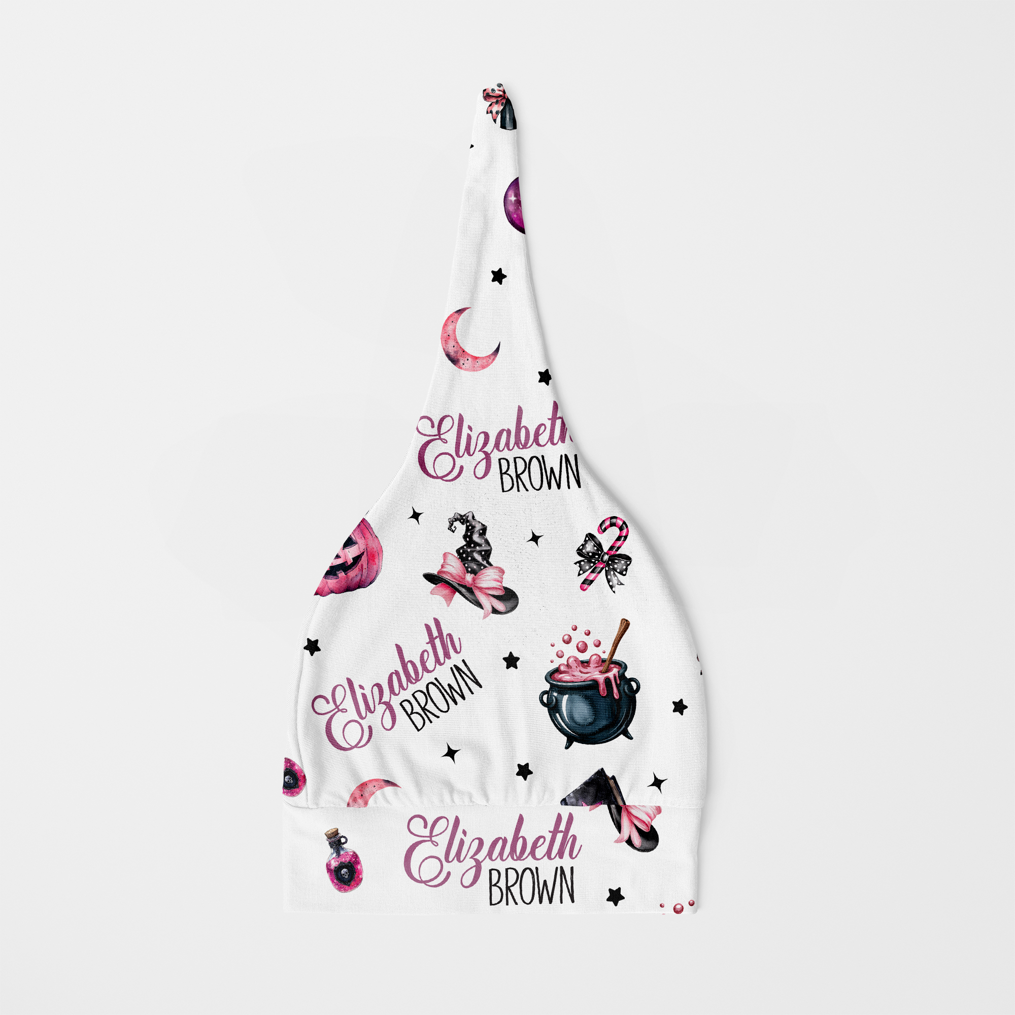 Personalized Knotted Hat in Mystic Lunar