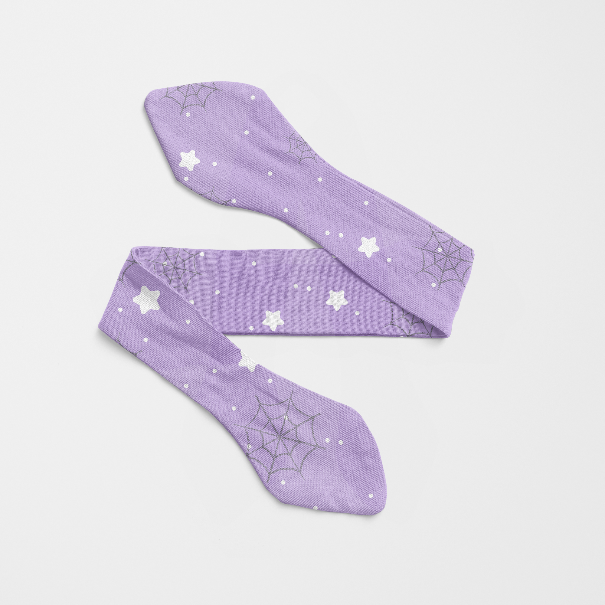 Personalized Knotted Headband in Pumpkin Stardust