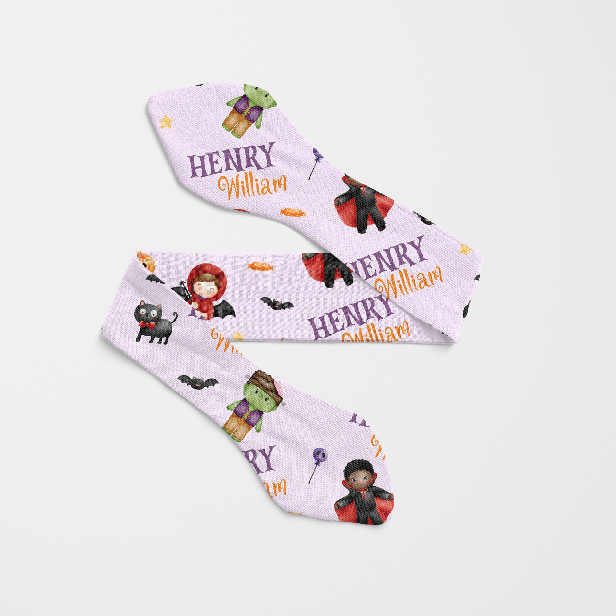 Personalized Knotted Headband in Dress-up Babe