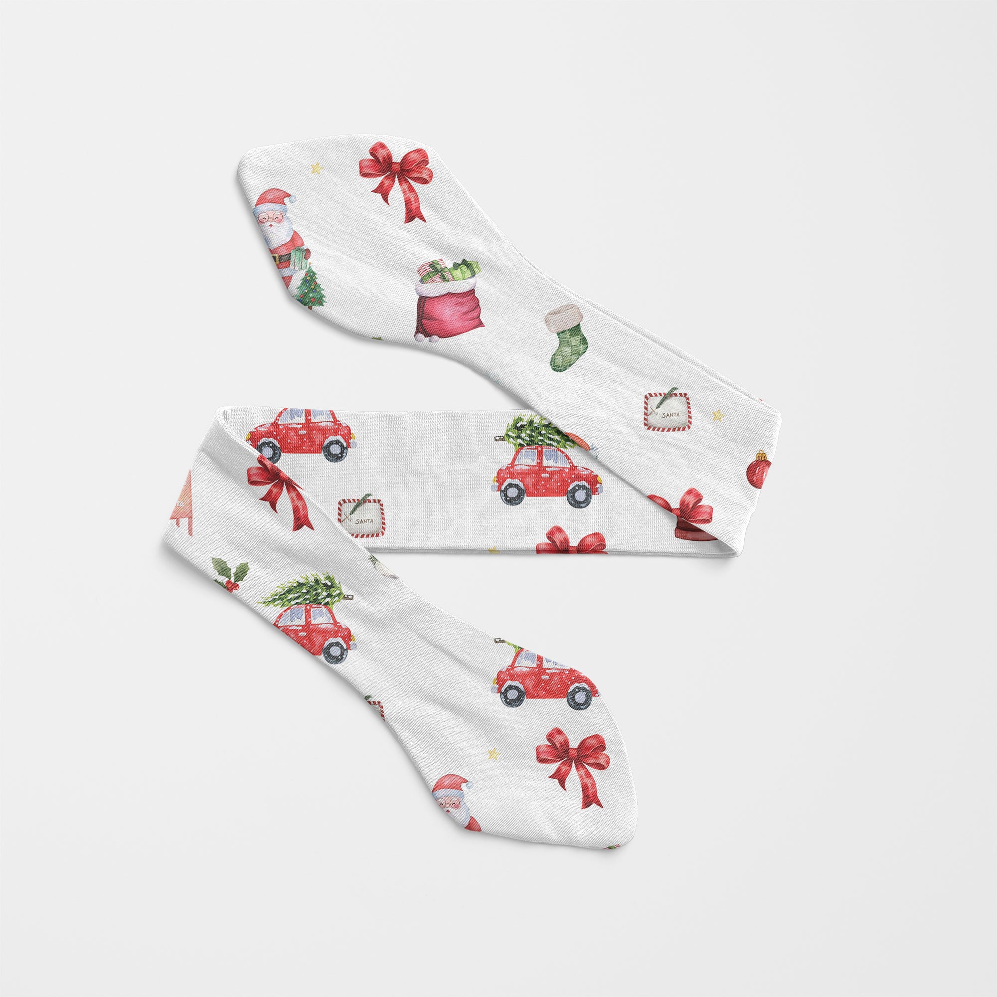 Personalized Knotted Headband in Christmas Day