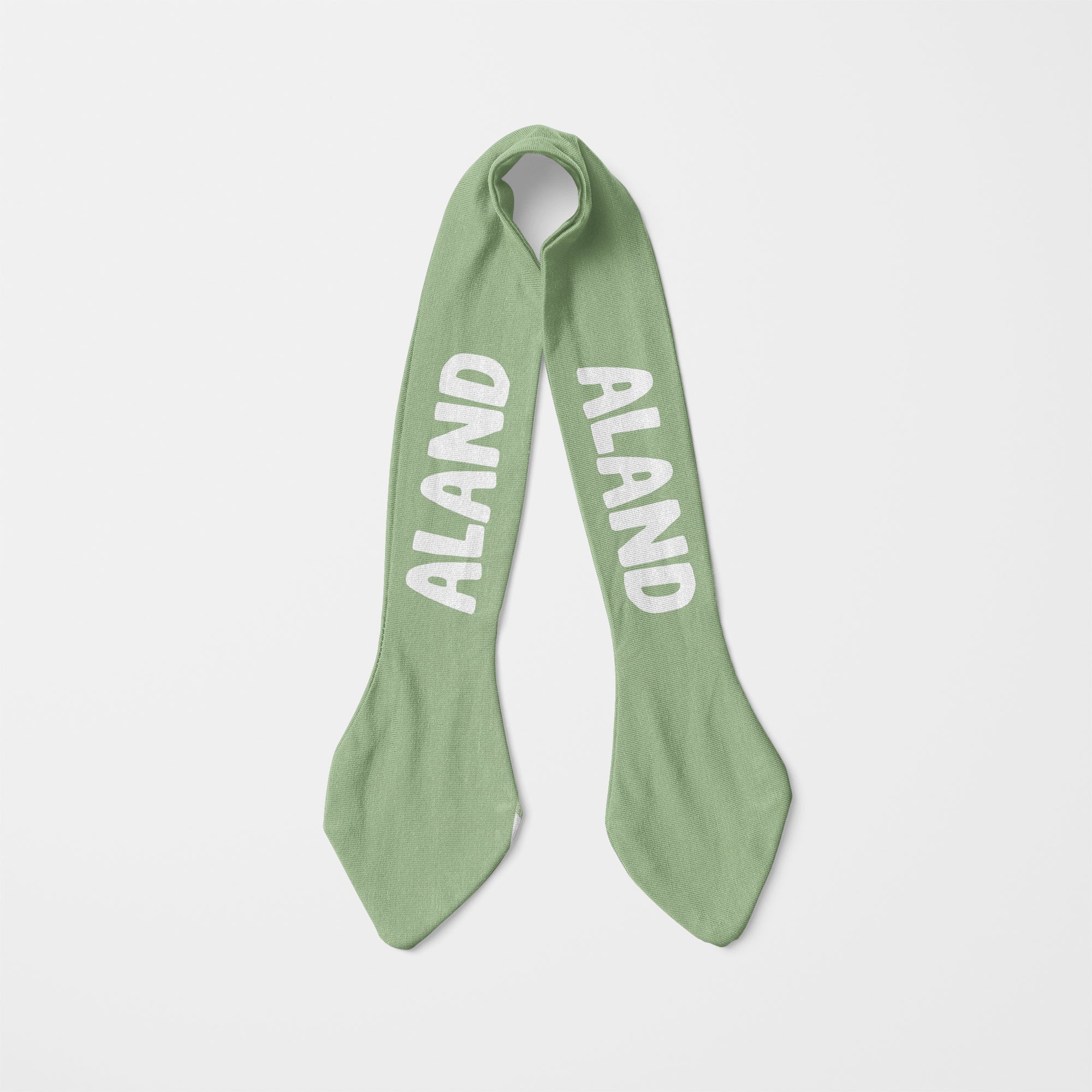 Personalized Knotted Headband in Dino Green