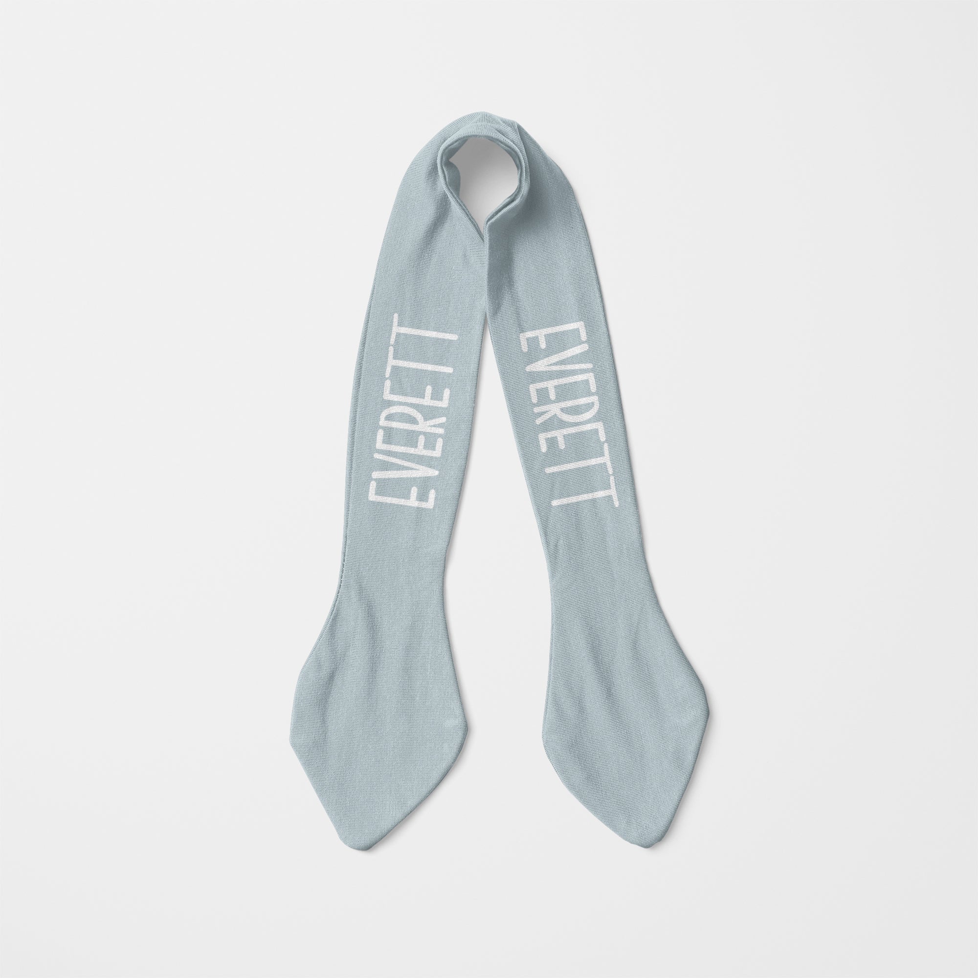 Personalized Knotted Headband in Light Dutty Blue