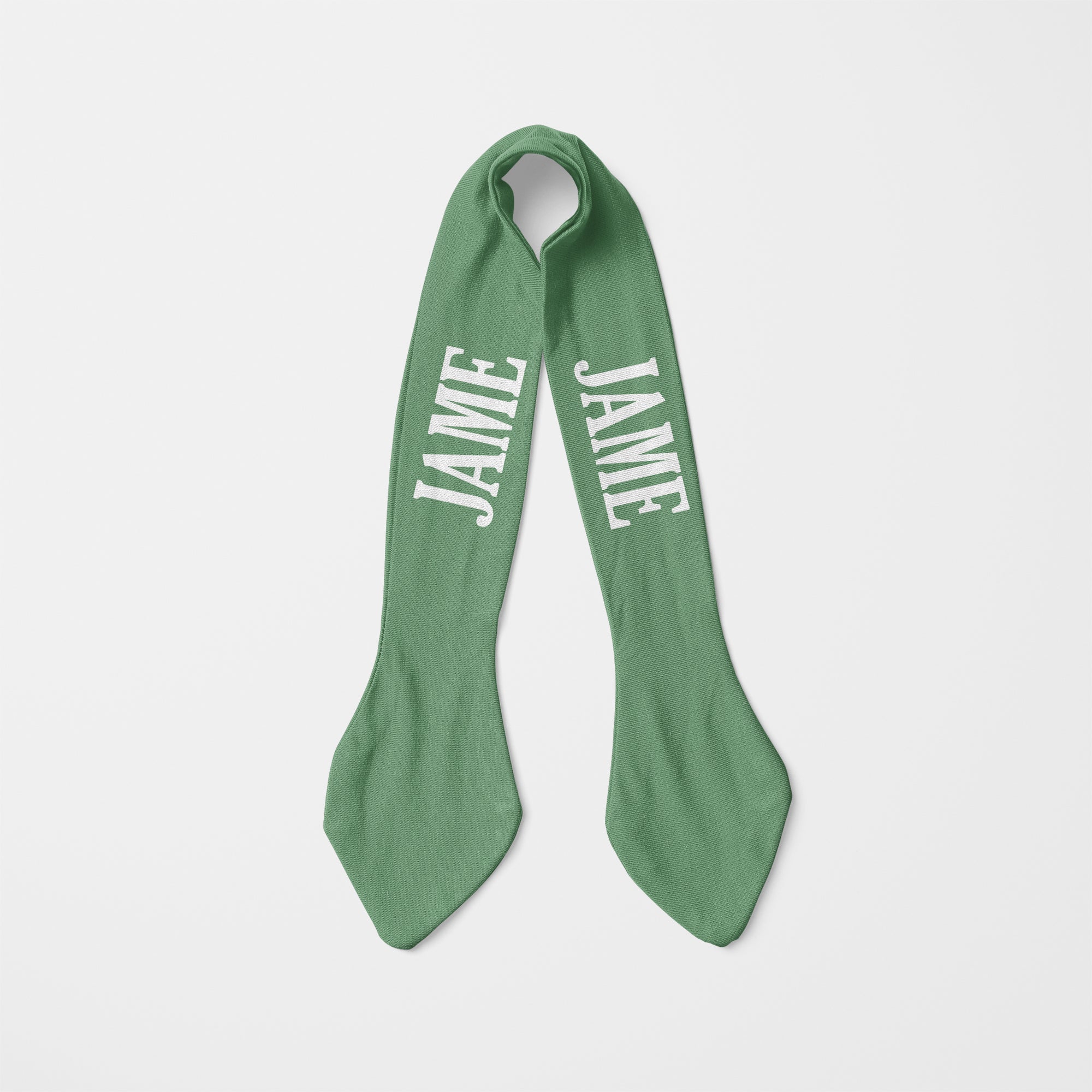 Personalized Knotted Headband in Winter Pine