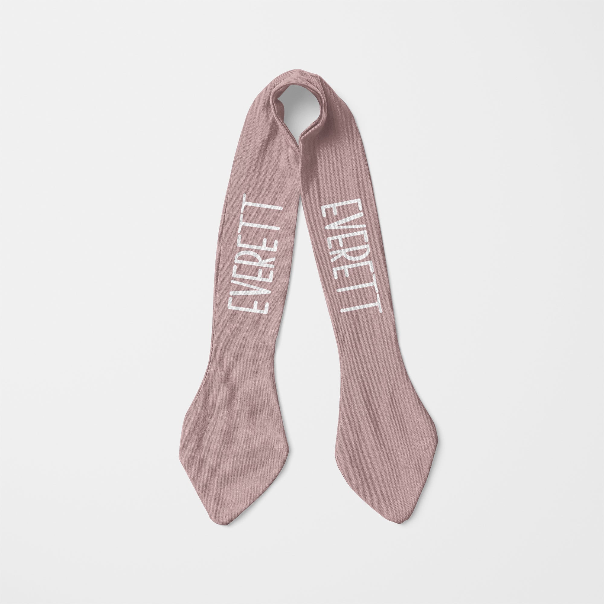 Personalized Knotted Headband in Mauve