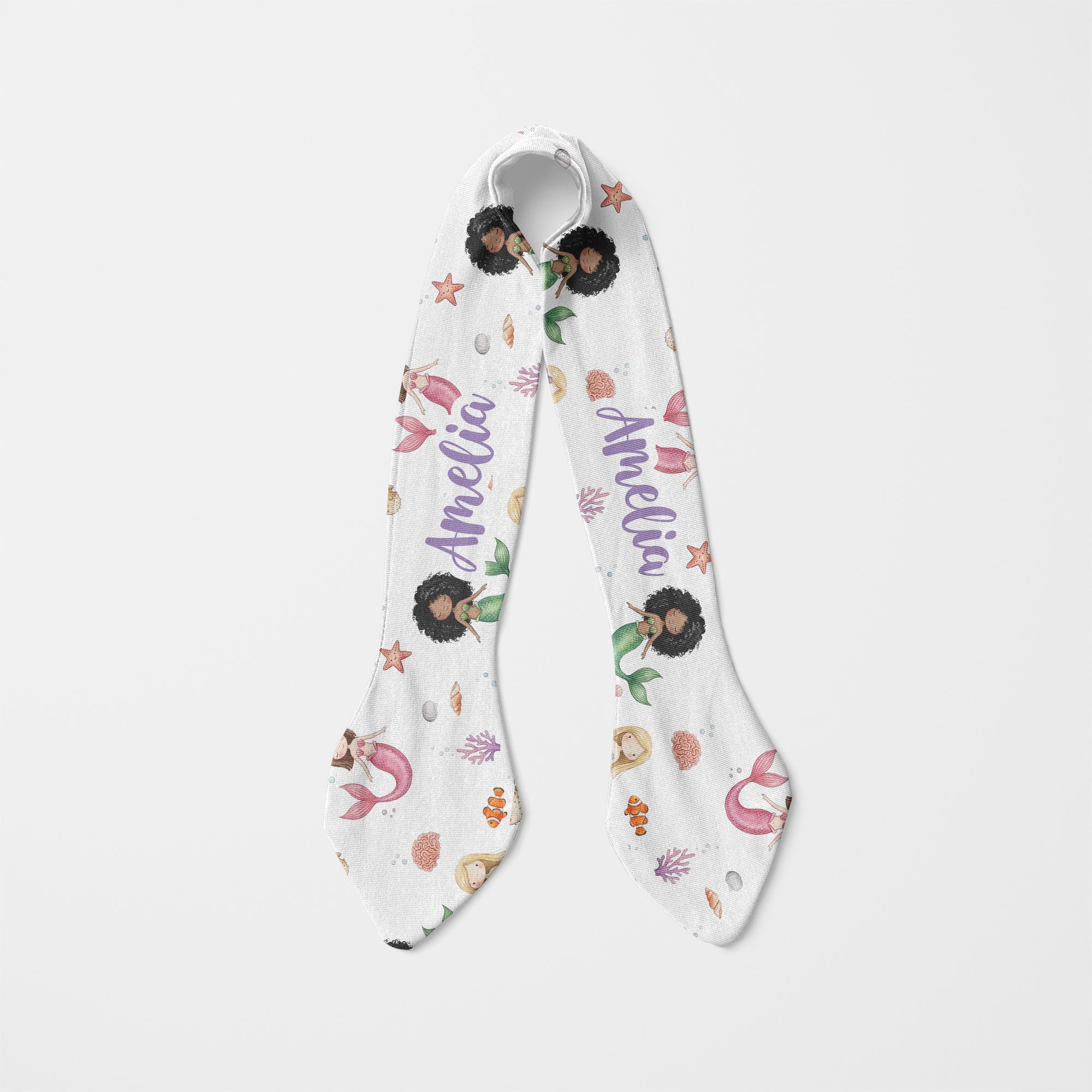 Personalized Knotted Headband in Little Mermaid