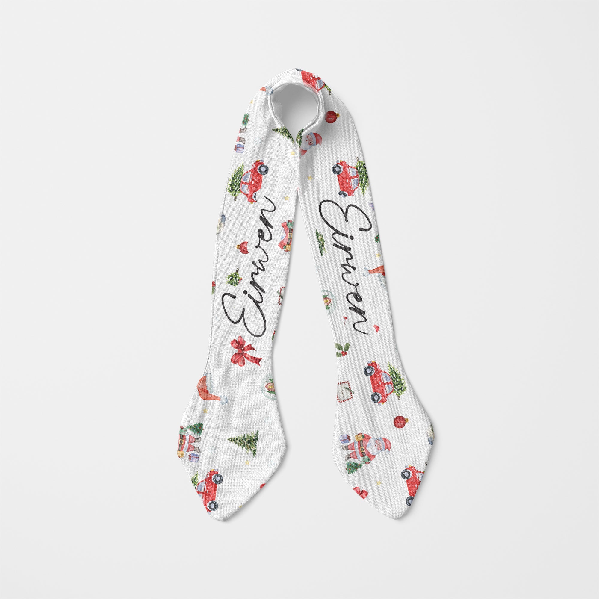 Personalized Knotted Headband in Christmas Day