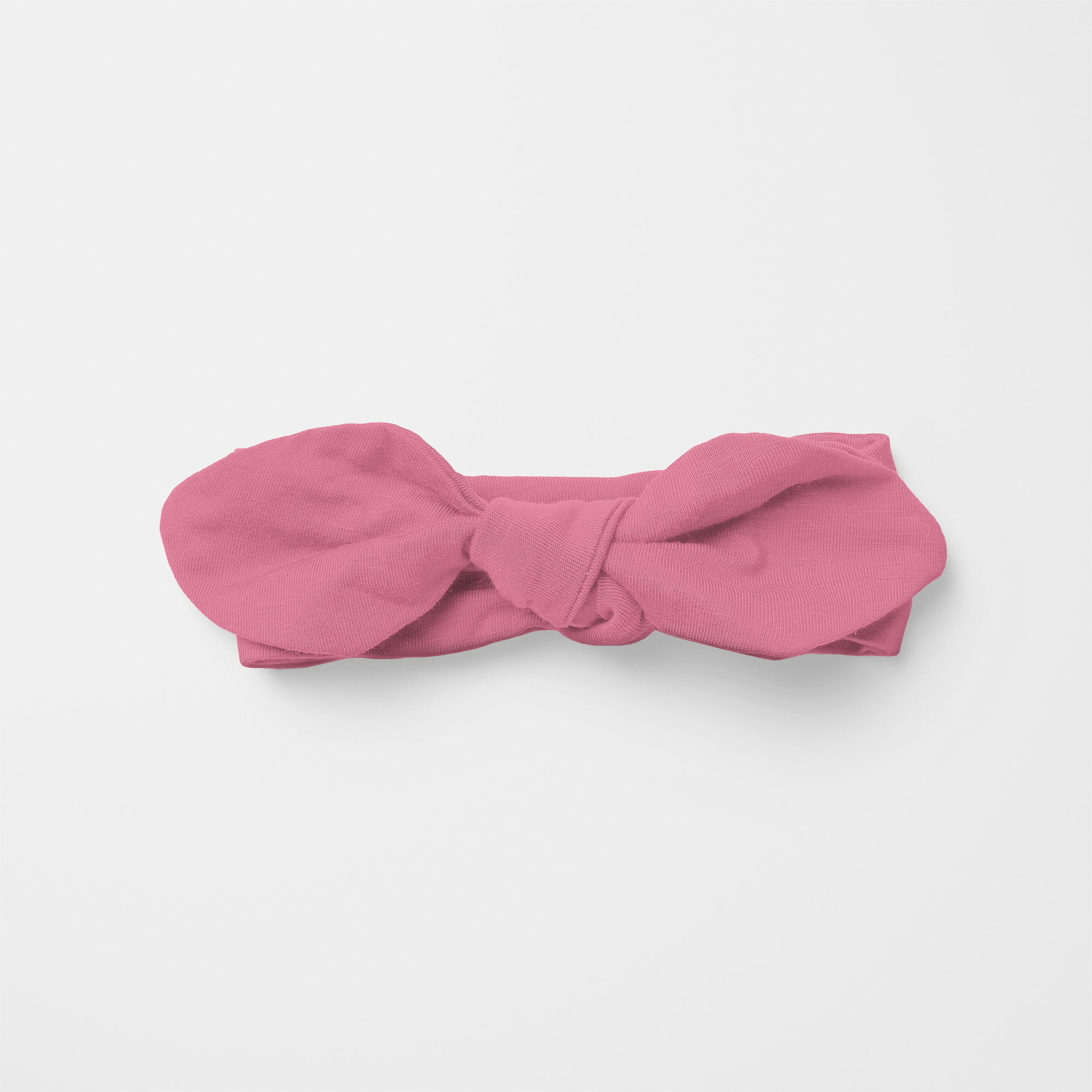 Personalized Knotted Headband in Mauve Pink