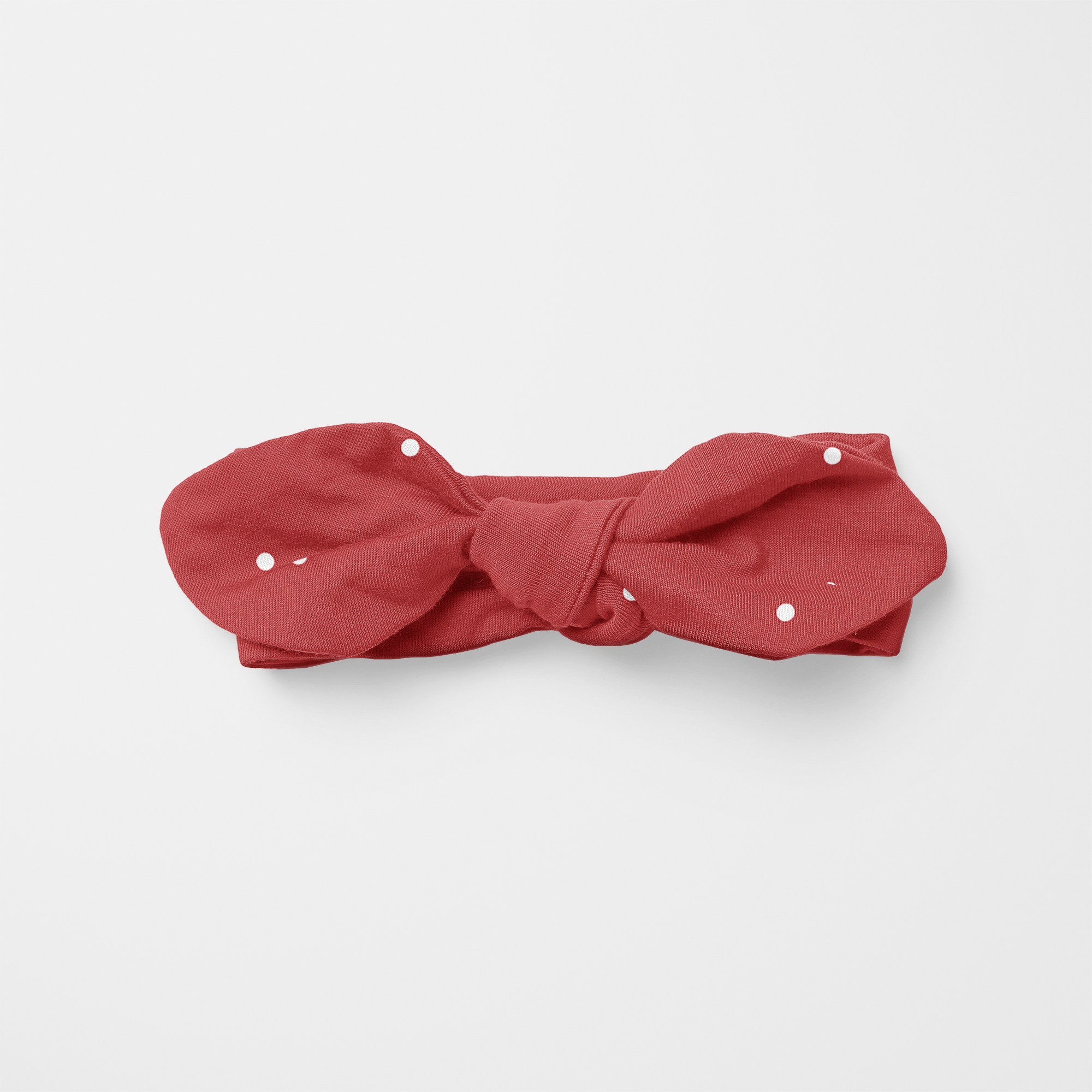 Personalized Knotted Headband in Cherry