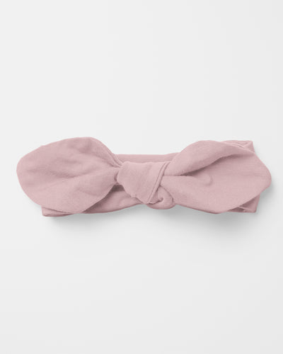 Personalized Knotted Headband in Muted Pink