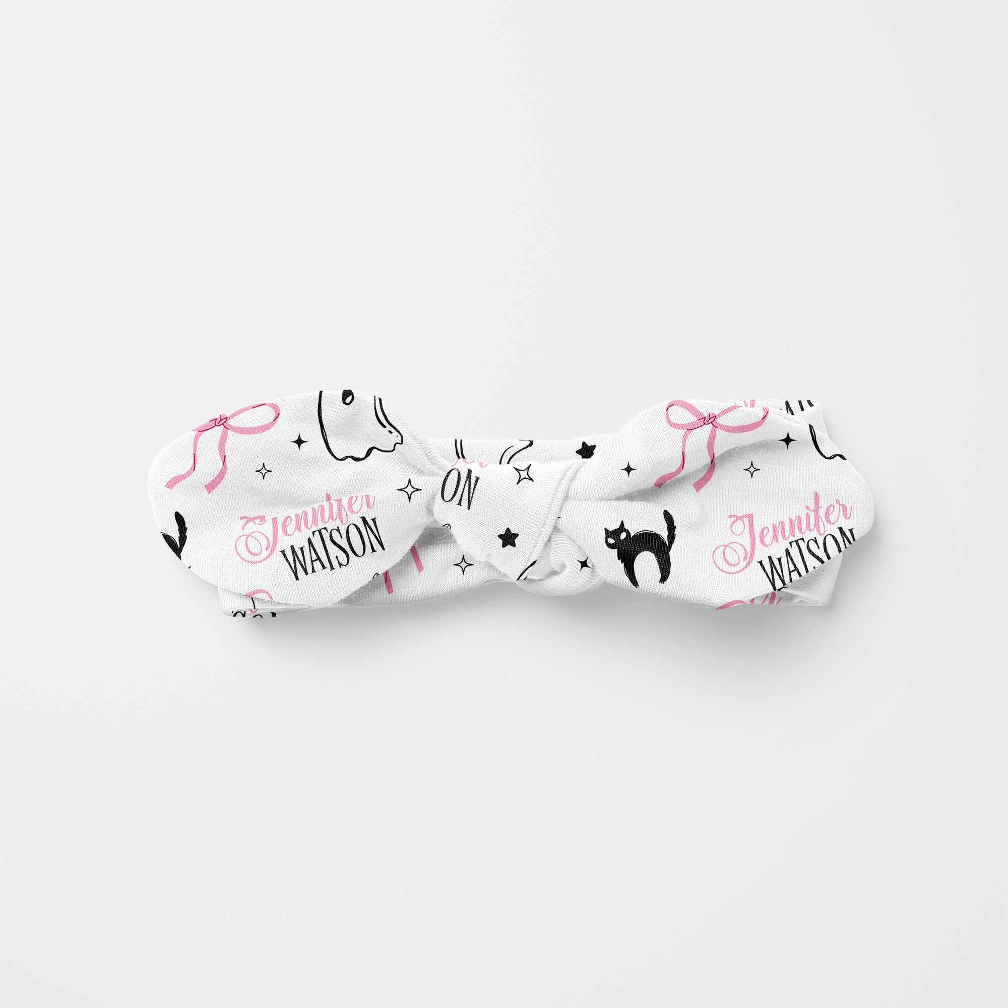 Boo Babes Personalized Knotted Headband