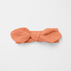 Personalized Knotted Headband in Pumpkin Peach