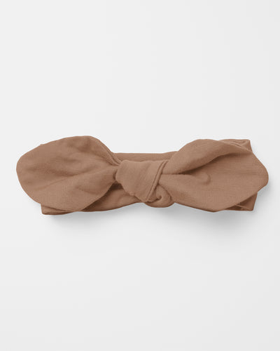 Personalized Knotted Headband in Camel