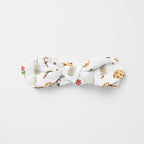 Personalized Knotted Headband in Sweet Cookie