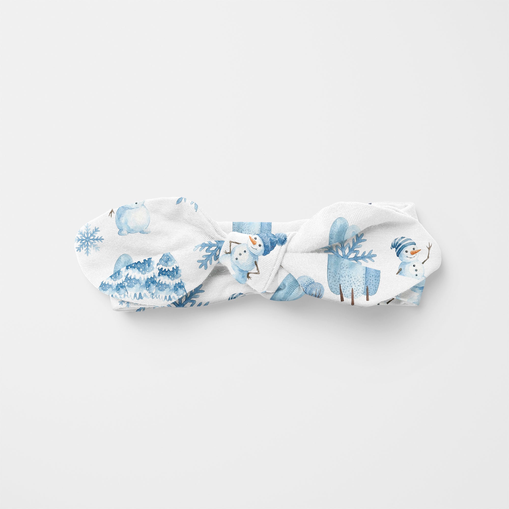 Snowman Personalized Knotted Headband