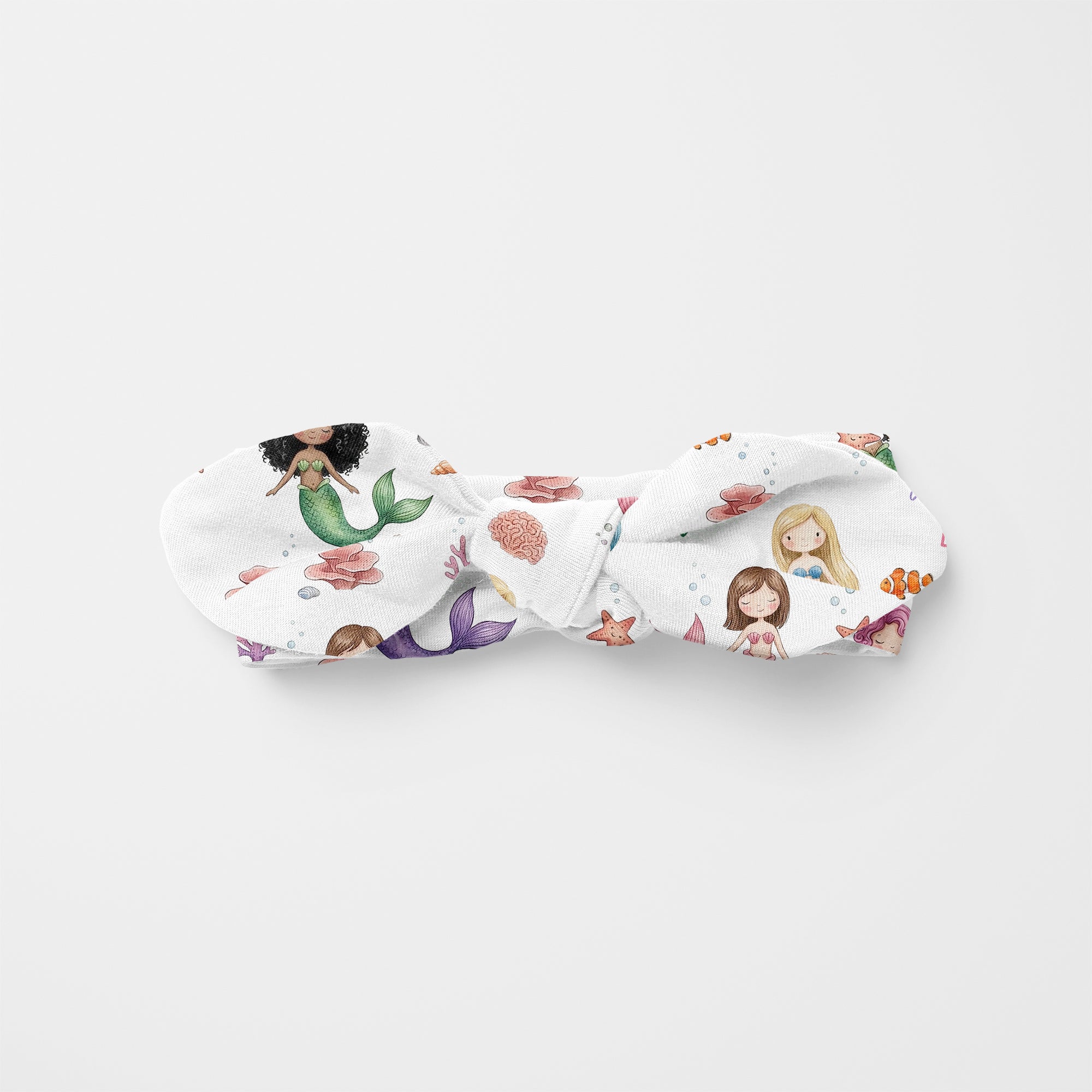 Little Mermaid Personalized Knotted Headband